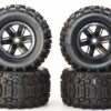 Traxxas X-Maxx Belted Tires (3) Fits X-MAXX Ultimate Wheels & Tires Factory Glued Belted (set 4) Traxxas 77097-4