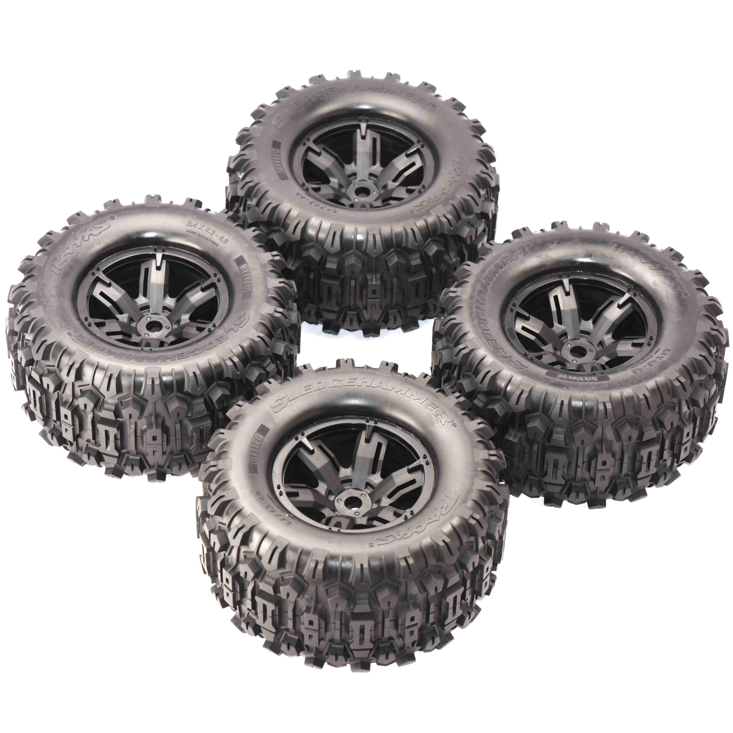 Traxxas X-Maxx Belted Tires Fits X-MAXX Ultimate Wheels & Tires Factory Glued Belted (set 4) Traxxas 77097-4