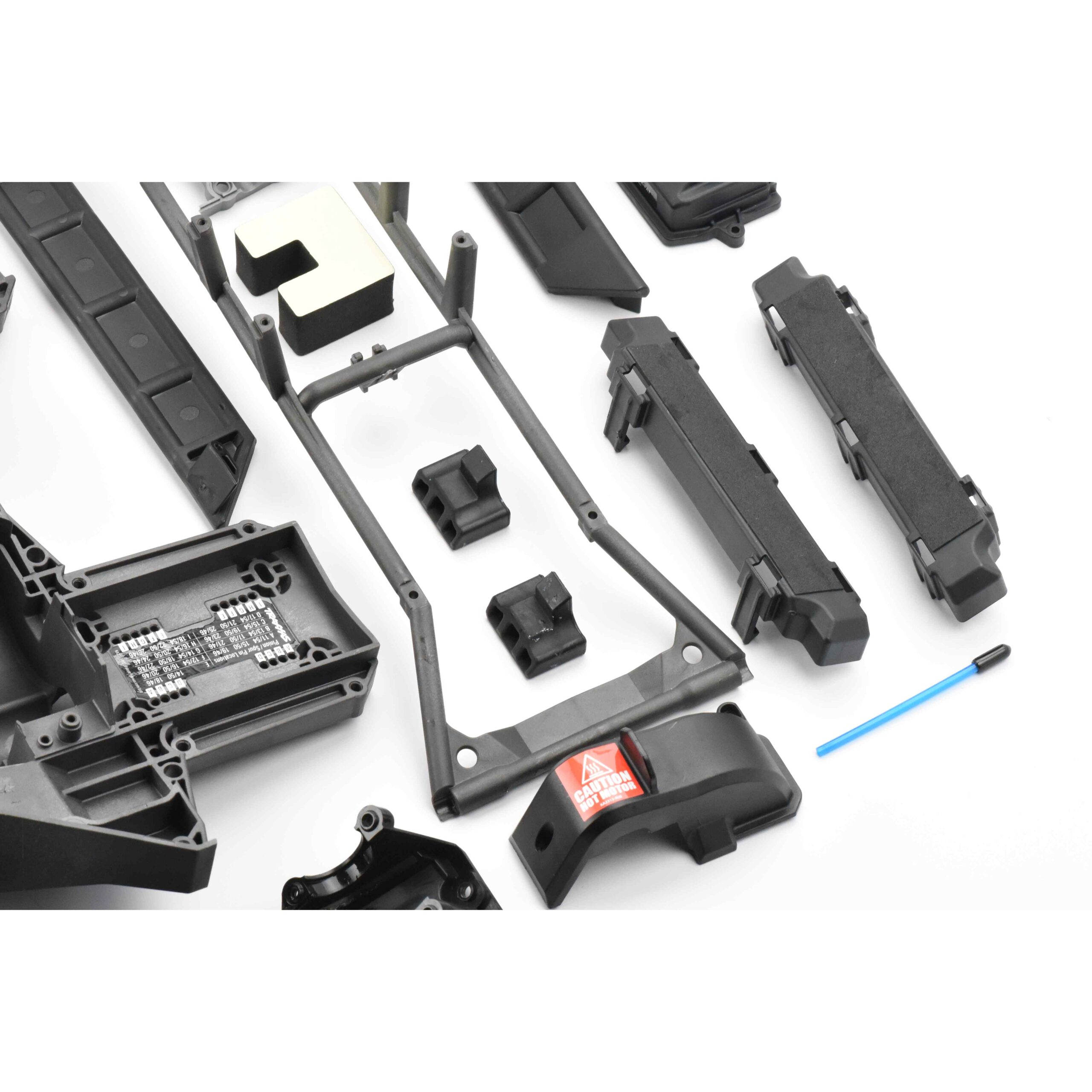 Fits X-MAXX 8S TRAXXAS 77086-4 Plastic Set front Rear 8s Bulkhead Covers box rubber