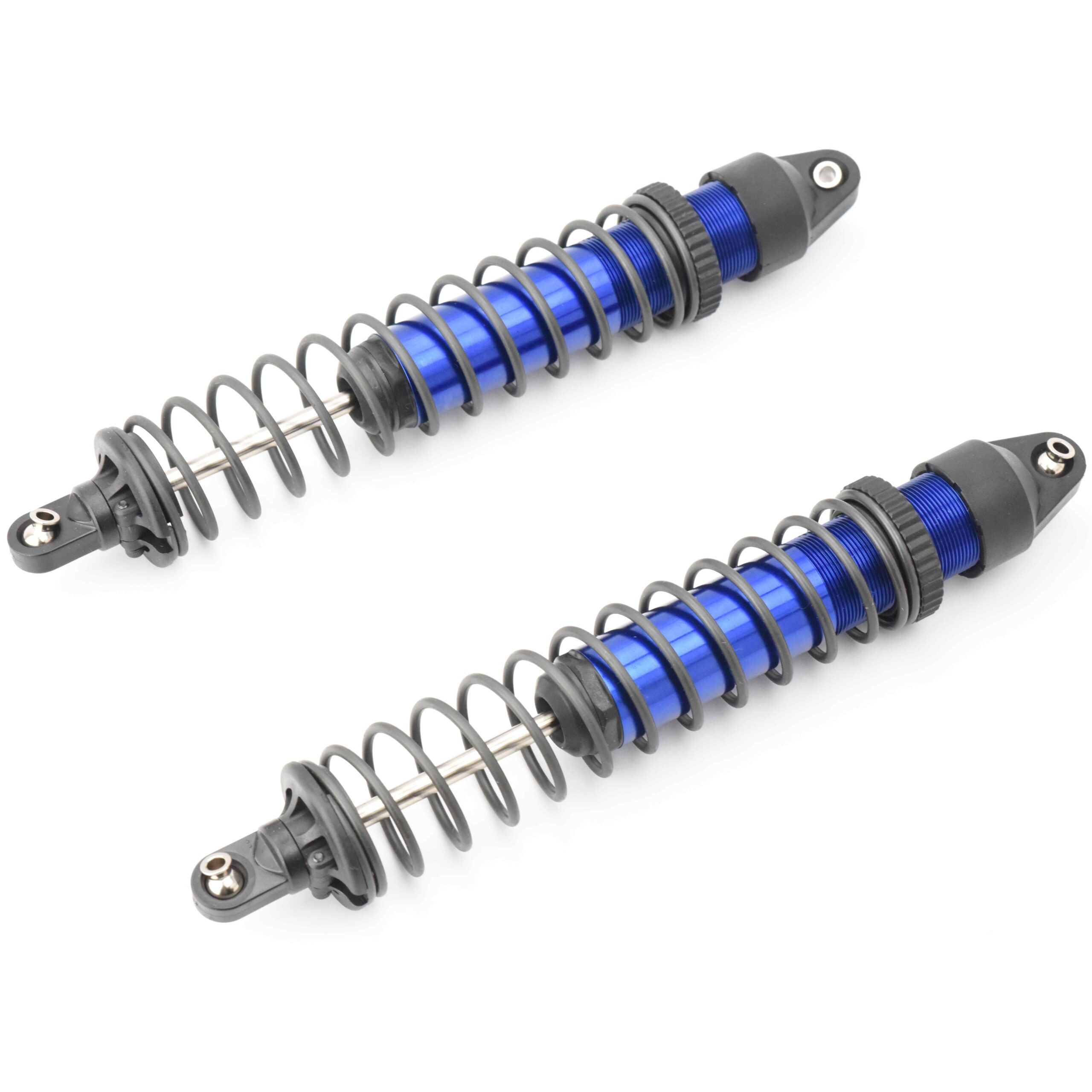 Traxxas X-Maxx Shocks (2) Fits X-MAXX TRAXXAS 77086-4 - TWO SHOCKS (complete gtx Aluminum BLUE-Anodized)