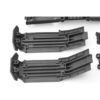 Traxxas X-Maxx Skids Mounts (3) Fits X-MAXX 8S TRAXXAS SKID PLATES (Front Rear Center Tie Bar Mounts Cushion 7744)