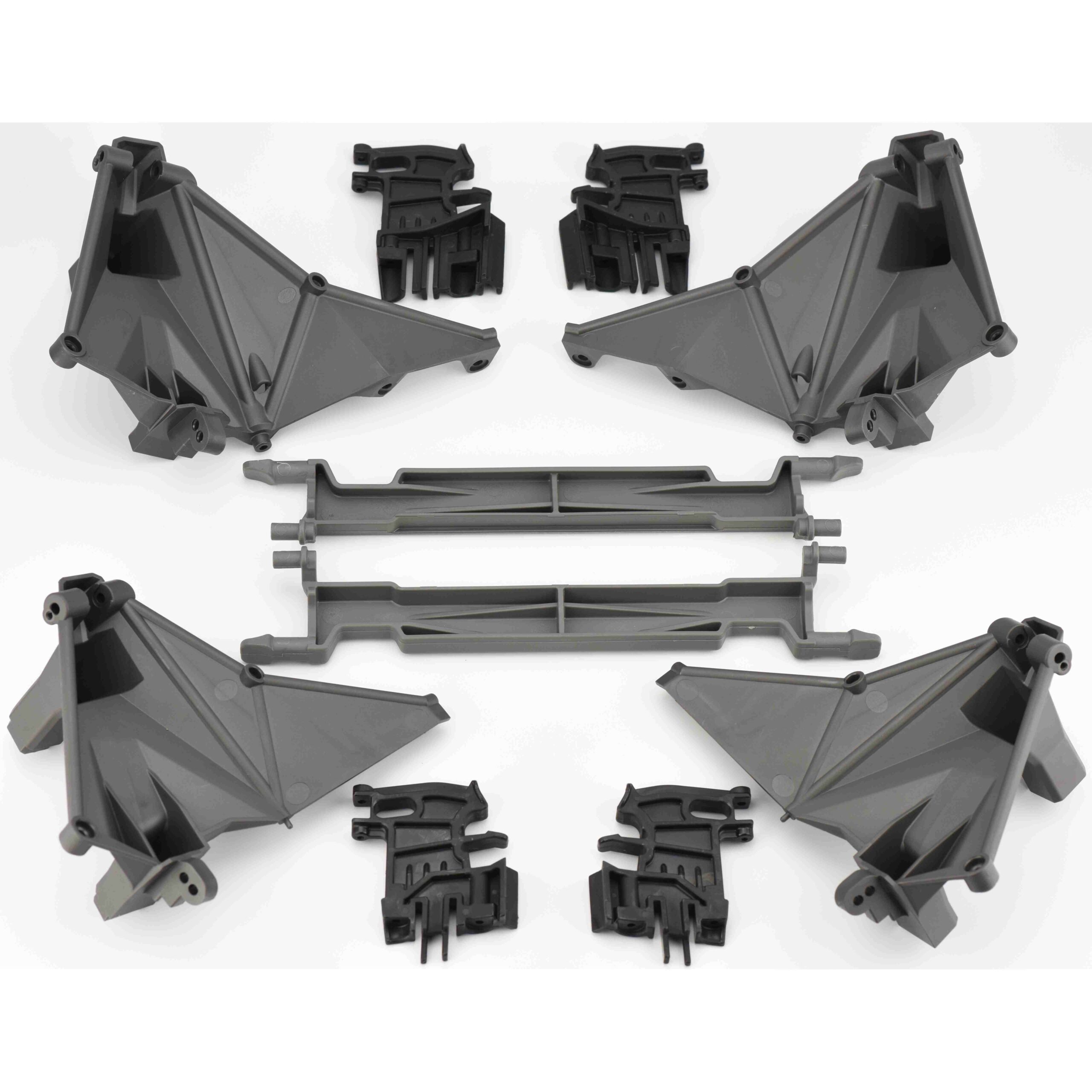 Traxxas X-Maxx Ultimate Shock Towers and Battery Retainers Fits X-MAXX ULTIMATE TRAXXAS SHOCK TOWERS Halves front & rear Battery Retainers