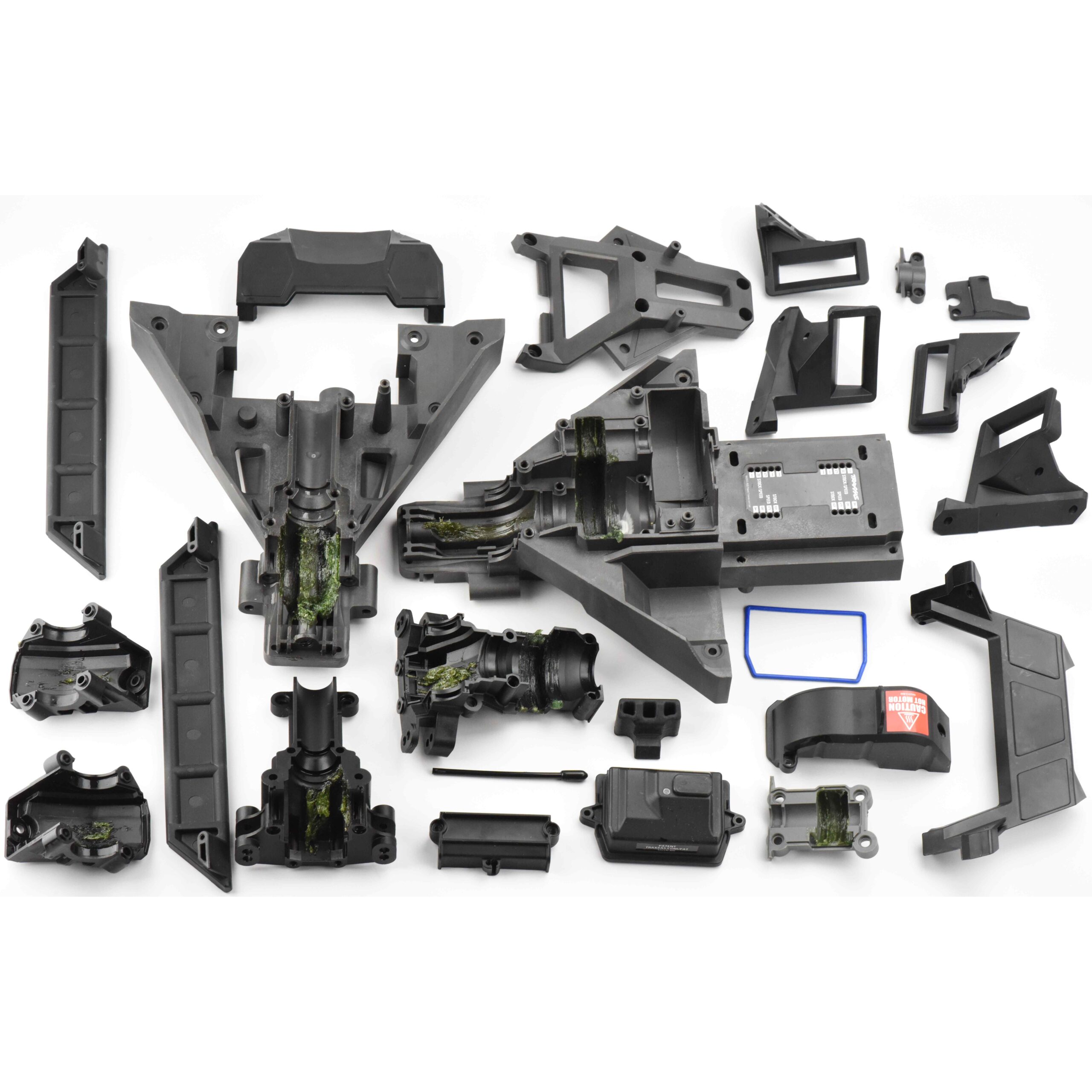 Fits Traxxas XRT 78086-4 - Plastic Set (Front Rear Bulkhead Covers Receiver box)