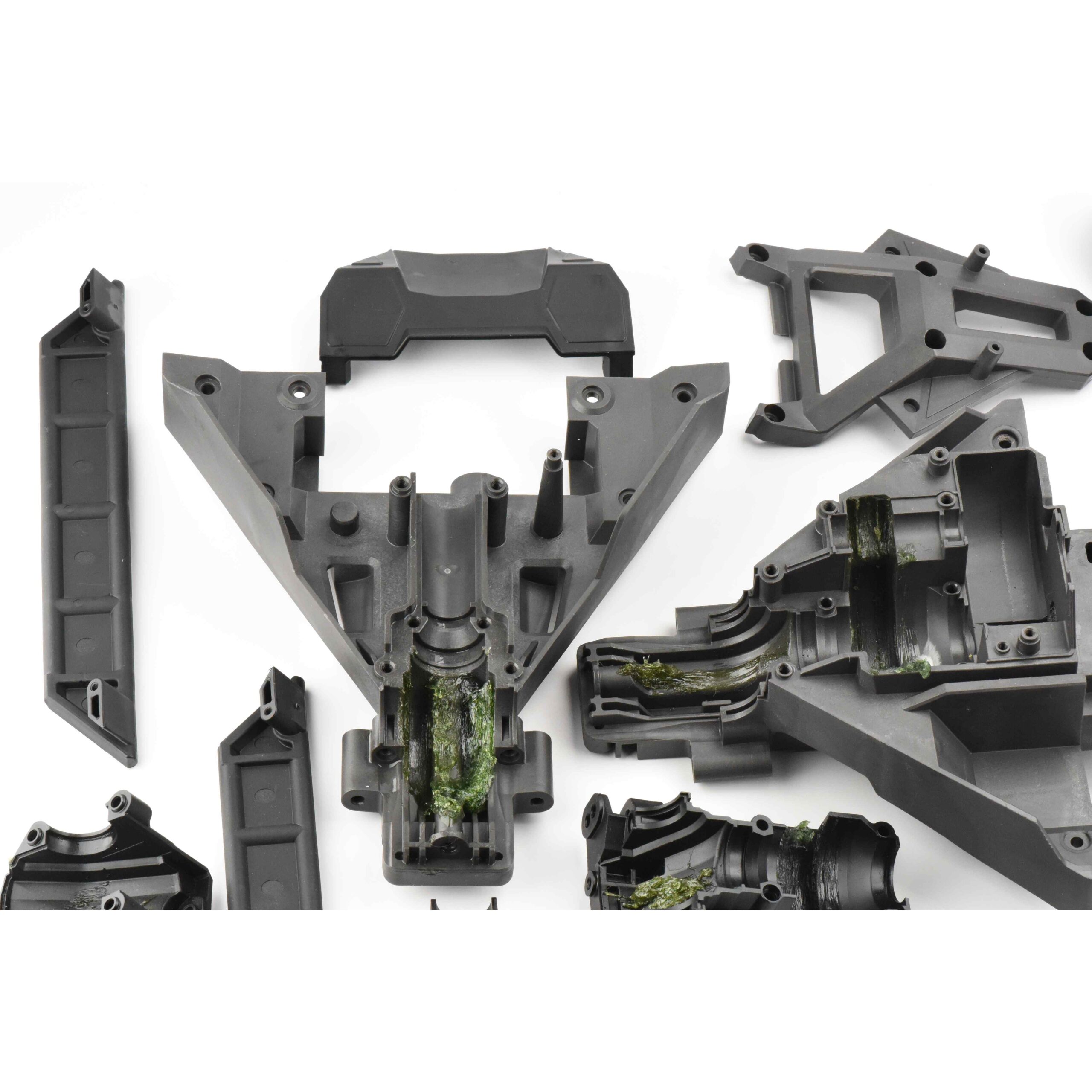 Fits Traxxas XRT 78086-4 - Plastic Set (Front Rear Bulkhead Covers Receiver box)