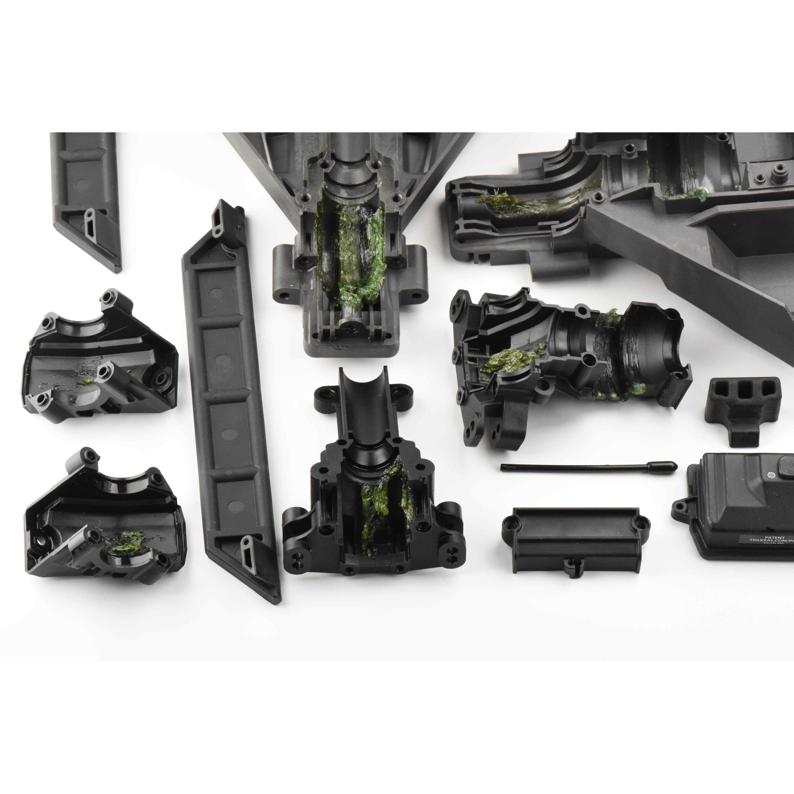 Fits Traxxas XRT 78086-4 - Plastic Set (Front Rear Bulkhead Covers Receiver box)