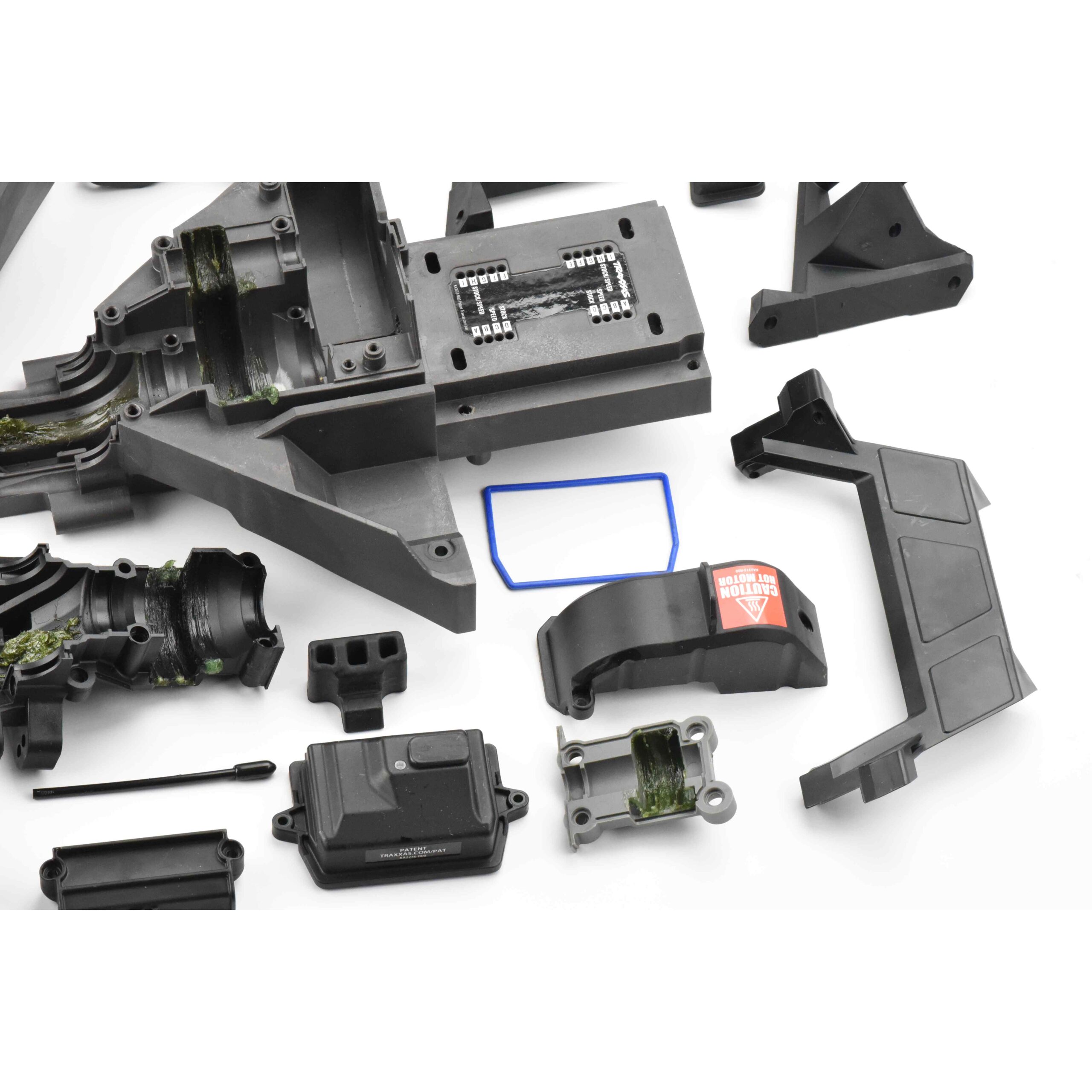 Fits Traxxas XRT 78086-4 - Plastic Set (Front Rear Bulkhead Covers Receiver box)