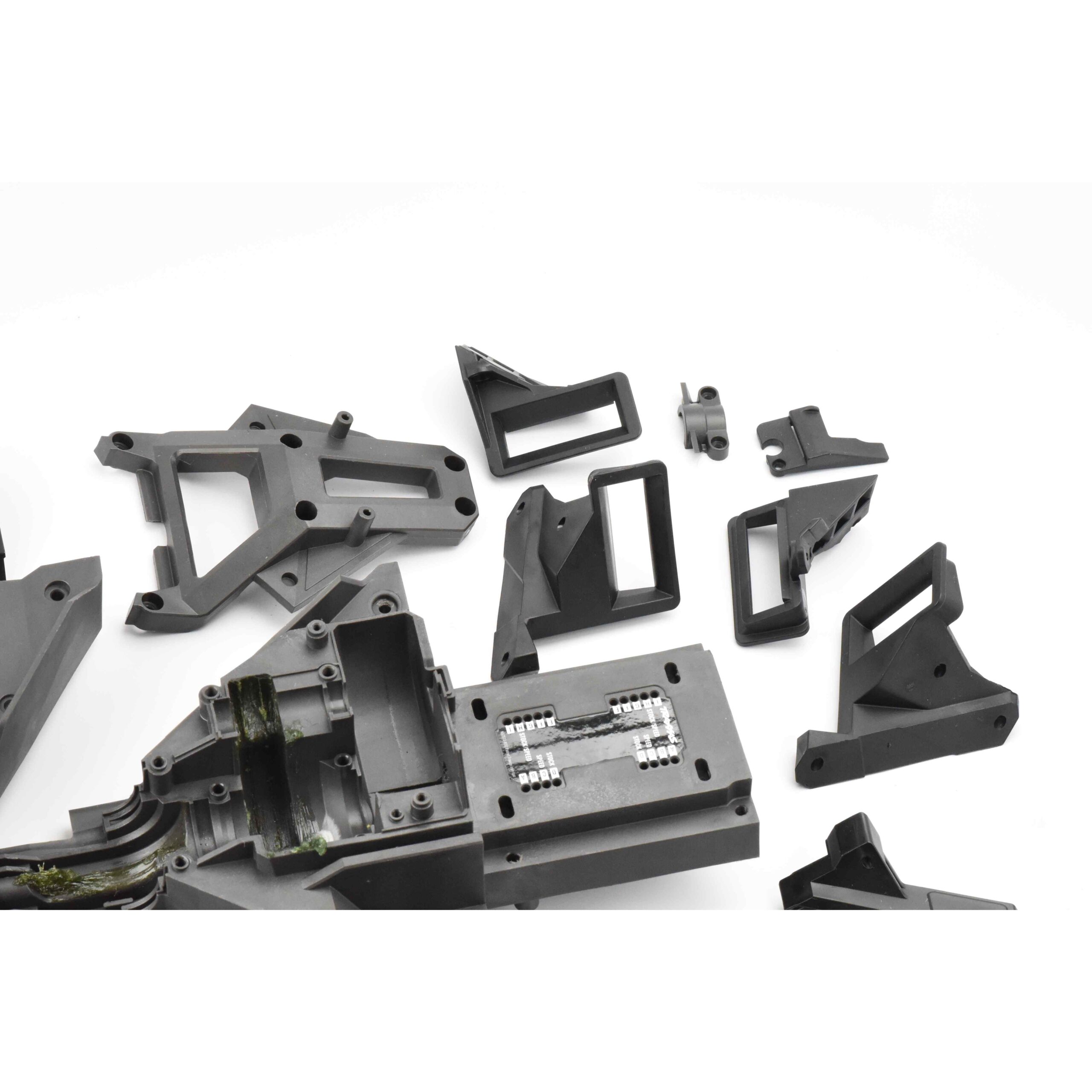 Fits Traxxas XRT 78086-4 - Plastic Set (Front Rear Bulkhead Covers Receiver box)