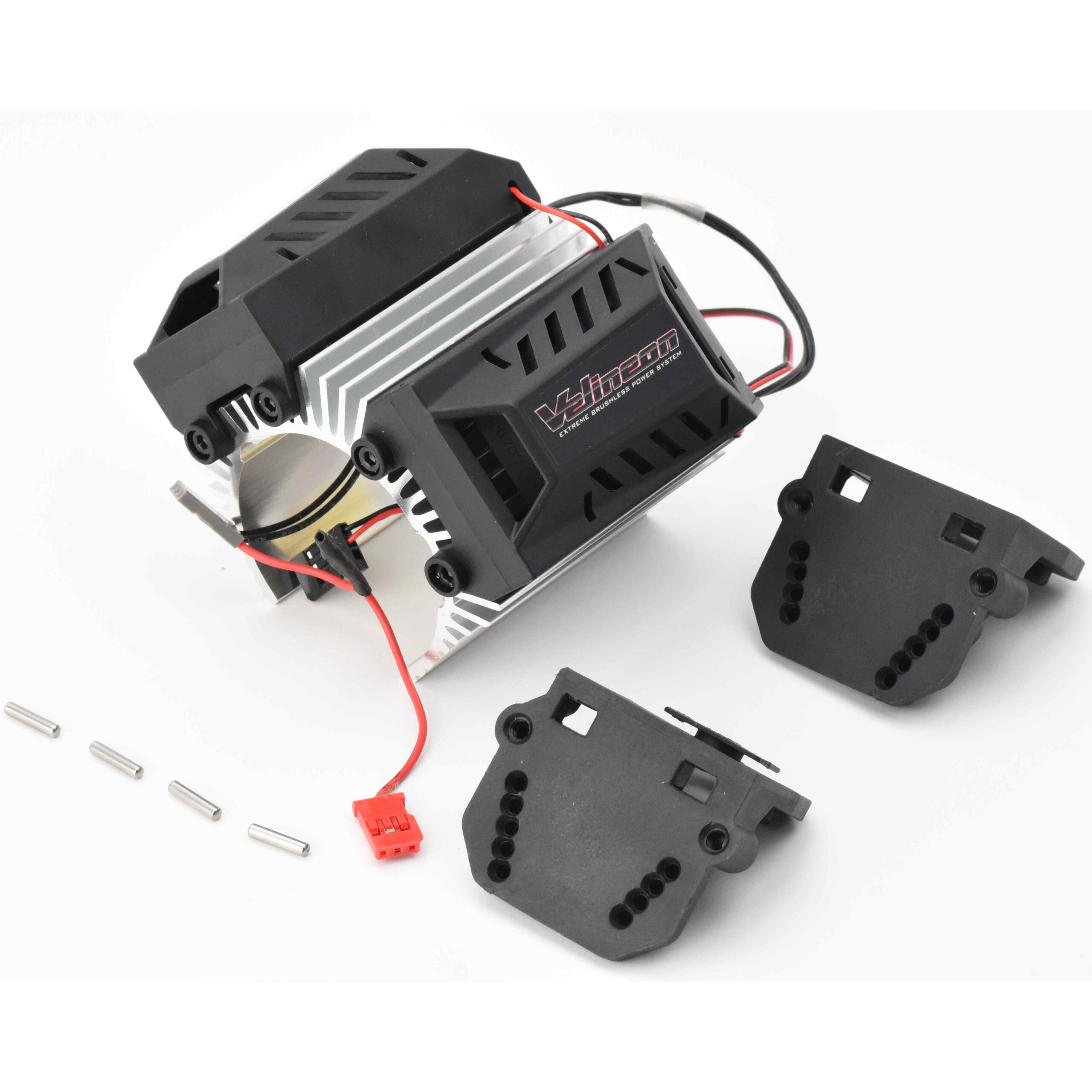 Fits Traxxas Sand Car 8s - Aluminum Heat Sink, Motor Mounts Coolings Fans, Pins