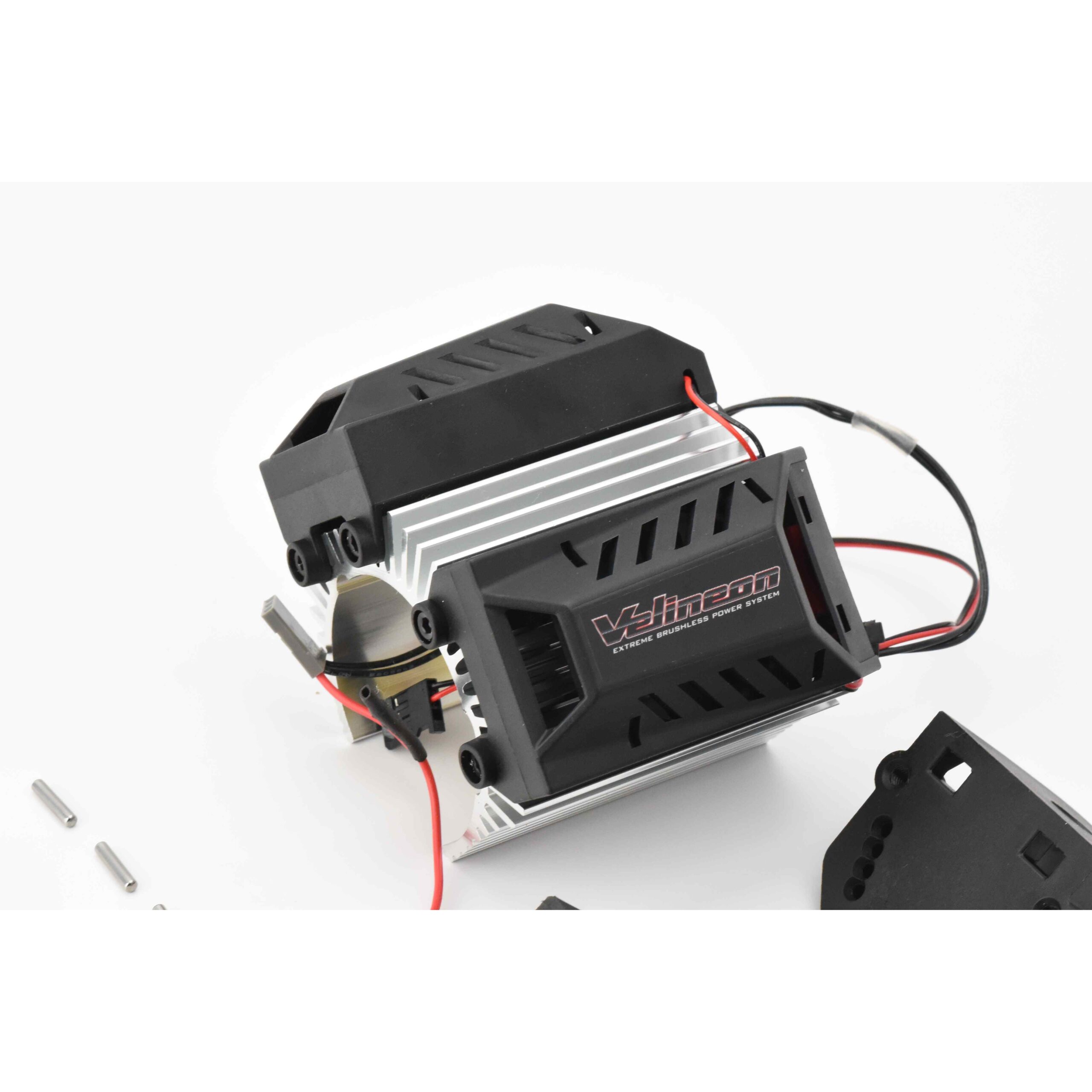 Fits Traxxas Sand Car 8s - Aluminum Heat Sink, Motor Mounts Coolings Fans, Pins