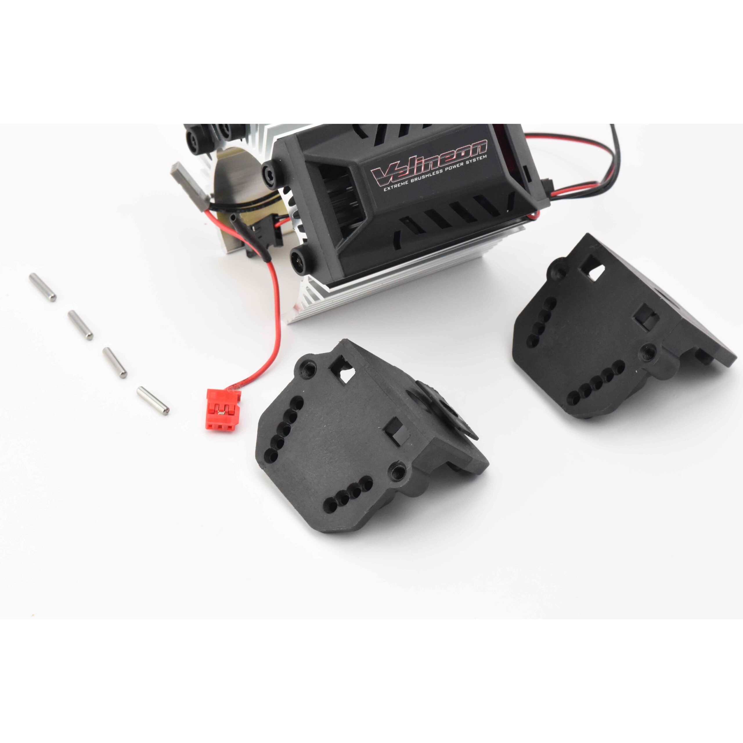 Fits Traxxas Sand Car 8s - Aluminum Heat Sink, Motor Mounts Coolings Fans, Pins