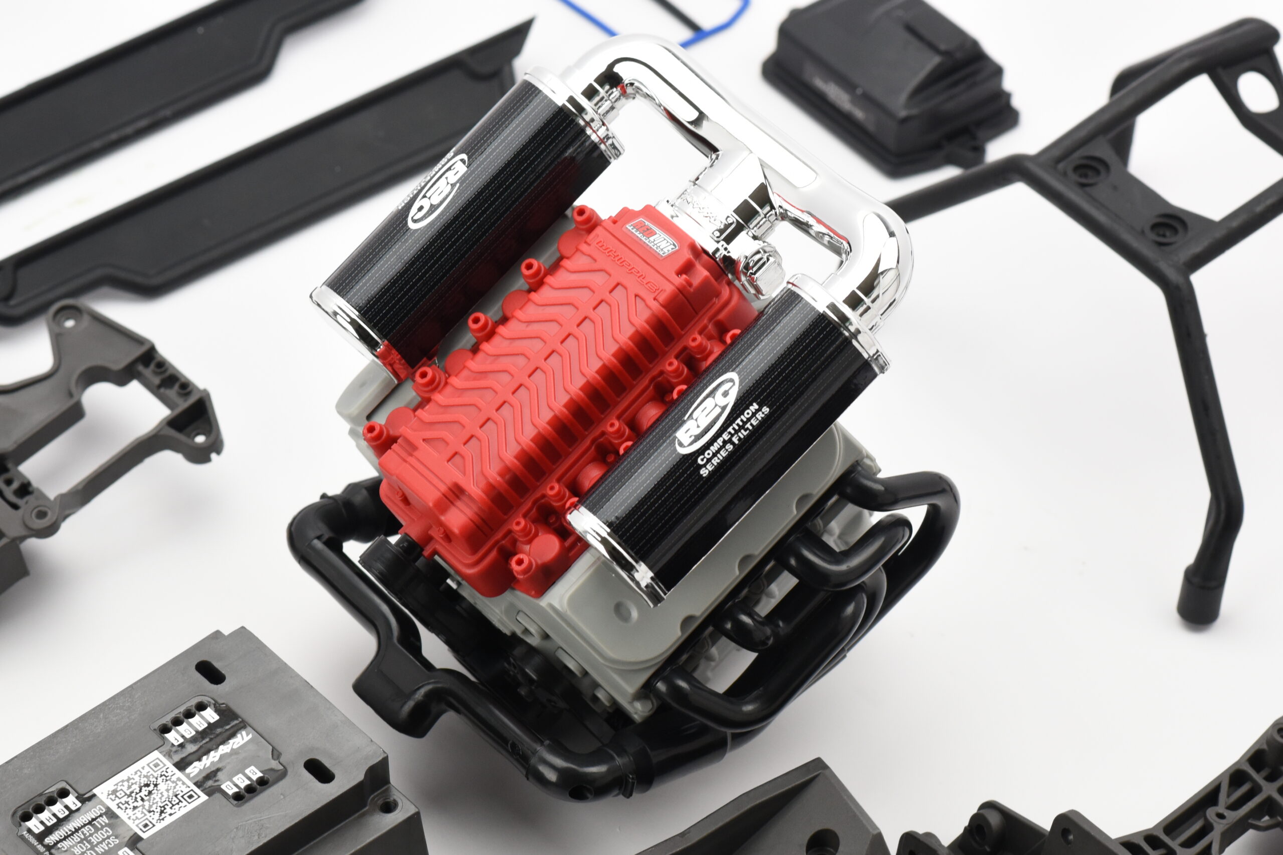 Sand Car Plastic Parts (4) Fits SAND CAR Plastic Set (Front Rear Bulkheads, Covers, Receiver box etc Traxxas 109076-4)