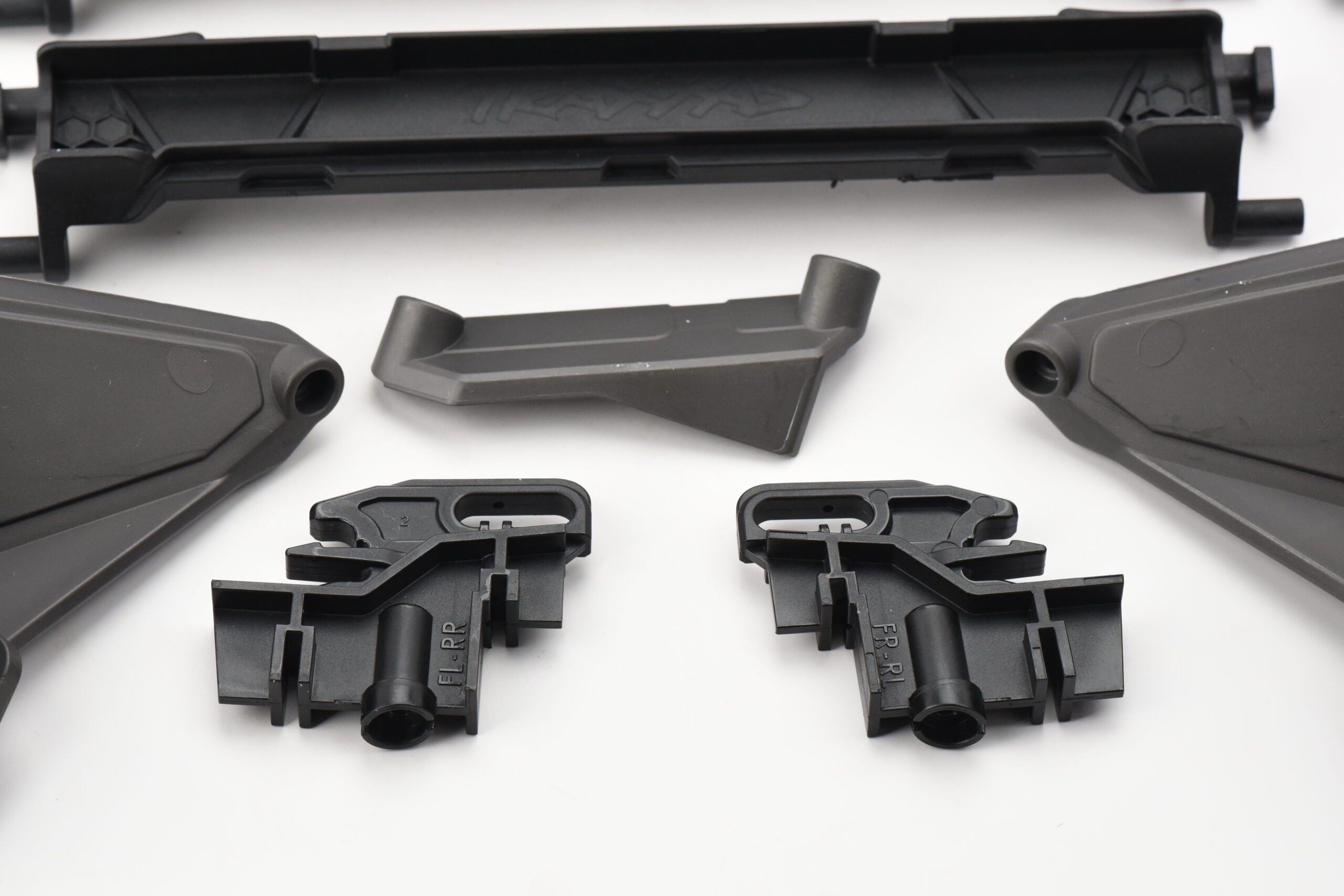 Sand Car Shock Towers (3) Fits SAND CAR SHOCK TOWERS (Rear Left & Right Halves and extensions, Battery Retainers Traxxas 109076-4