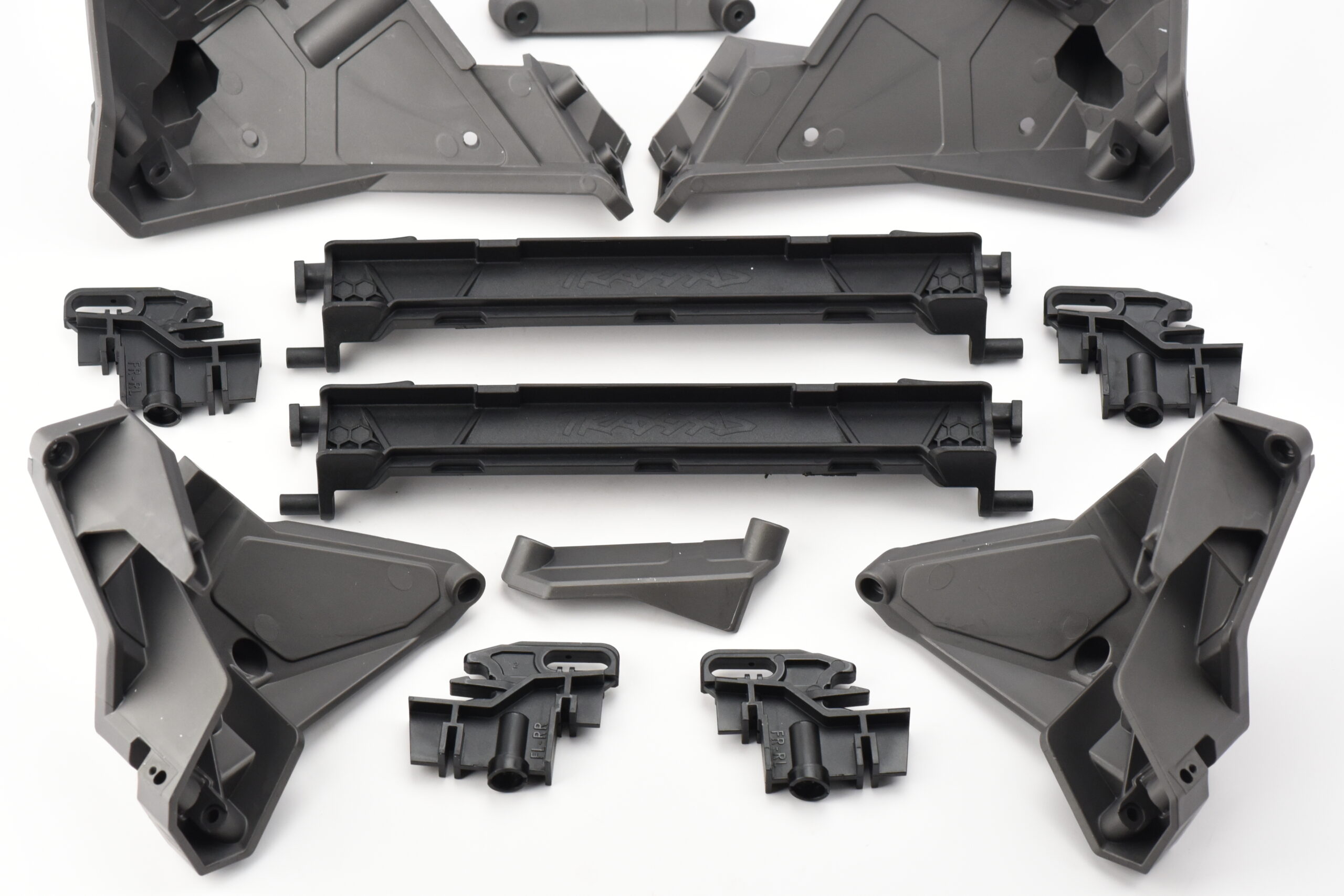 Sand Car Shock Towers (5) Fits SAND CAR SHOCK TOWERS (Rear Left & Right Halves and extensions, Battery Retainers Traxxas 109076-4