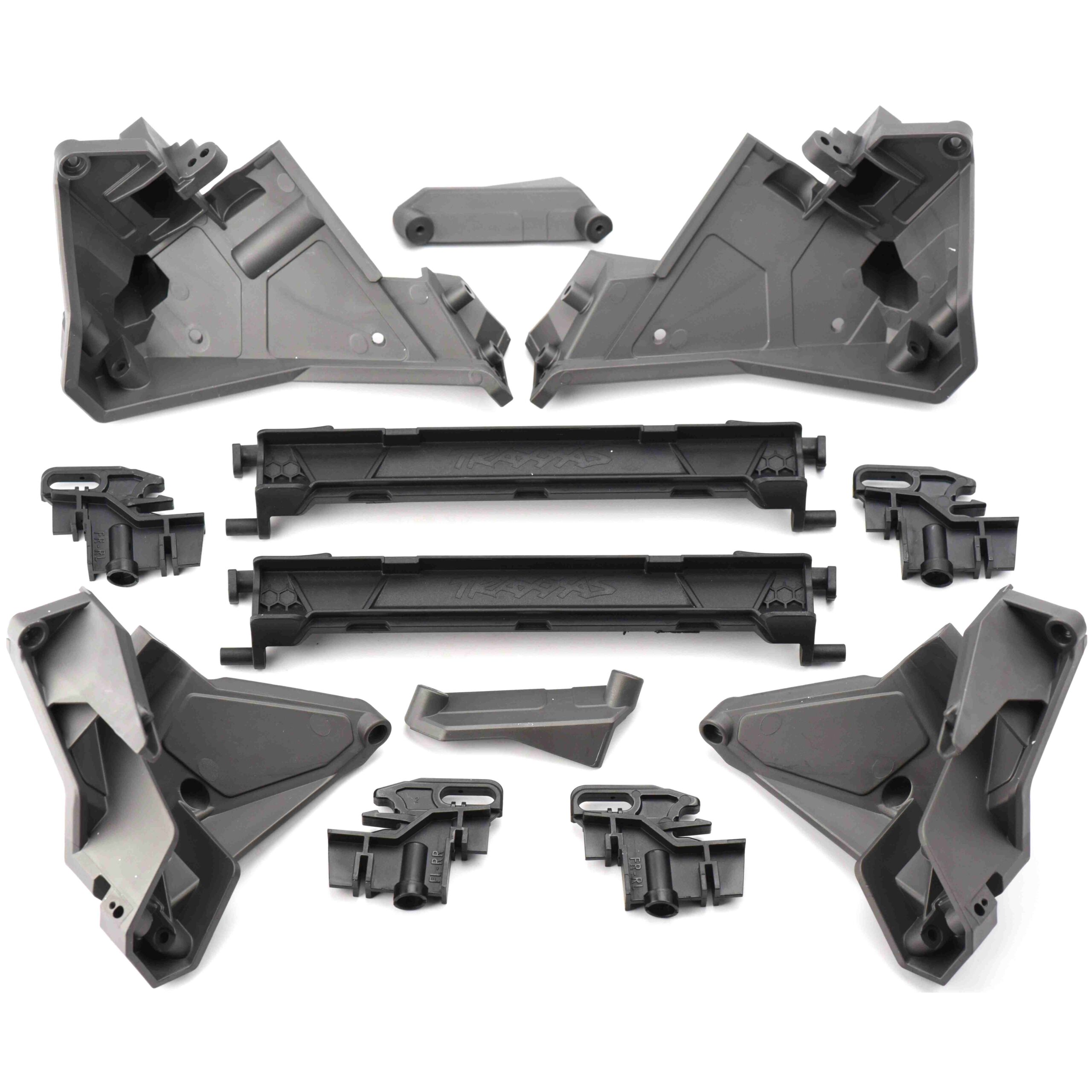 Sand Car Shock Towers Fits SAND CAR SHOCK TOWERS (Rear Left & Right Halves and extensions, Battery Retainers Traxxas 109076-4