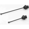 Fits Traxxas SLEDGE 95076-4 - CENTER SHAFTS (Front/Rear, driveshaft cups, boots)