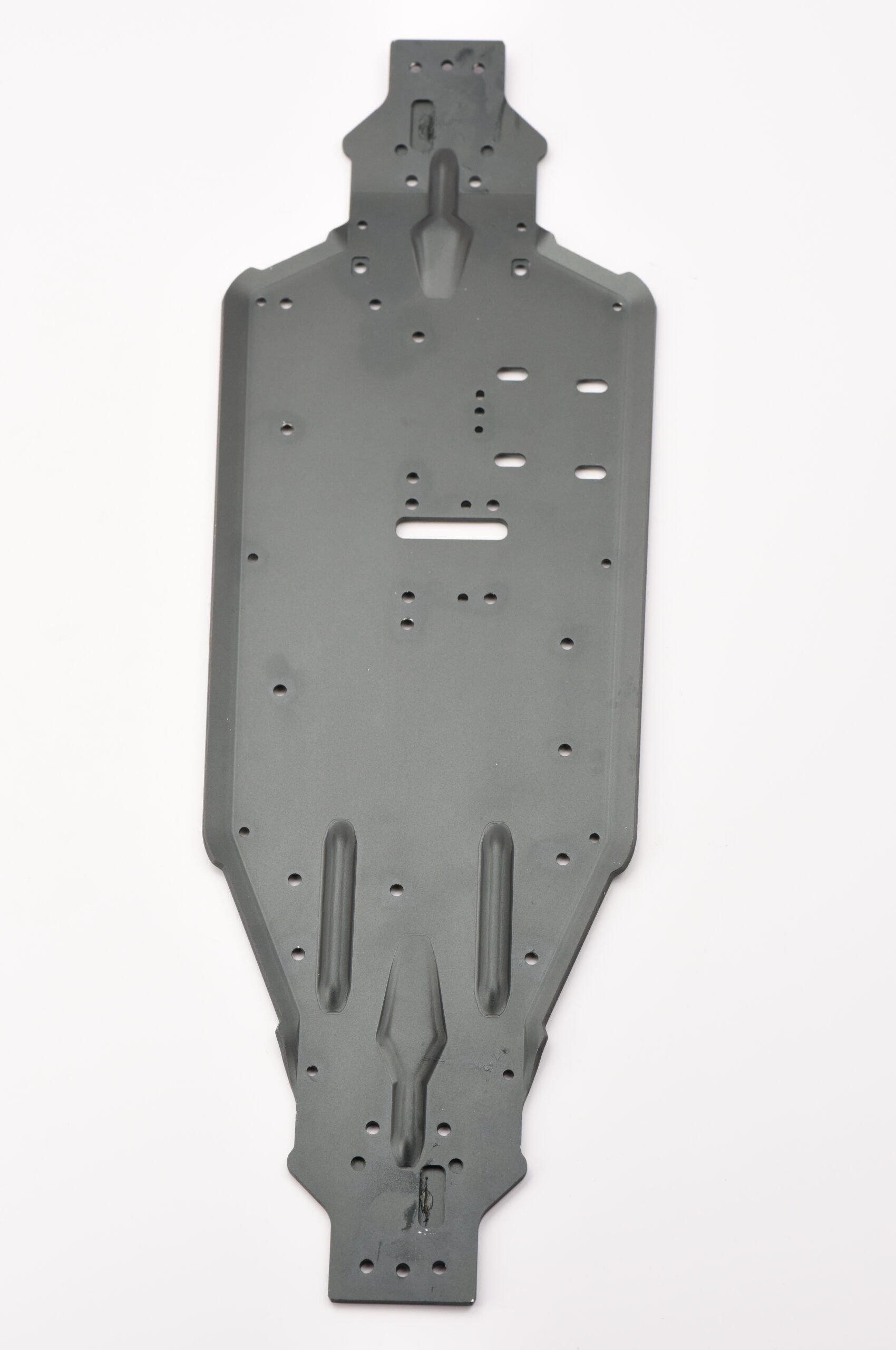 Fits Traxxas Sledge 95096-4 Aluminum Chassis Gray Anodized / 9522A Main Frame