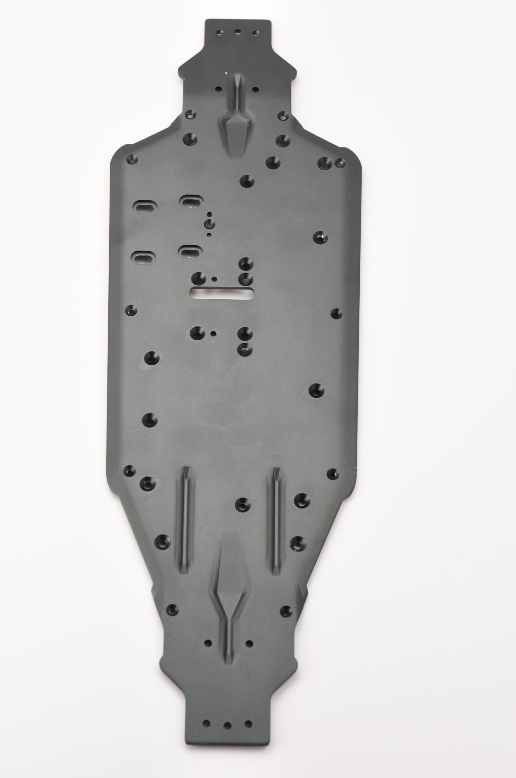 Fits Traxxas Sledge 95096-4 Aluminum Chassis Gray Anodized / 9522A Main Frame