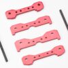 Fits Traxxas SLEDGE 95076-4 - Suspension TIE BARS RED and hinge pins