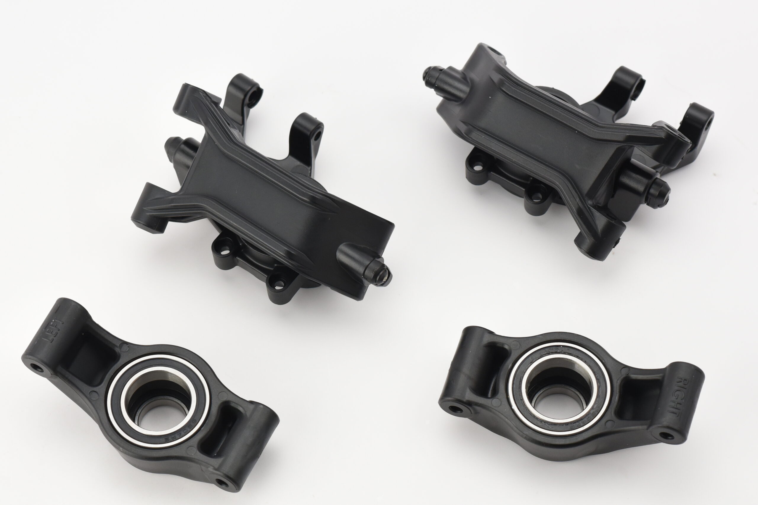 Traxxas Sand Car Carriers, Casters (2) Fits Traxxas SAND CAR Front/Rear Hub Carriers Caster Steering Blocks & Bearings