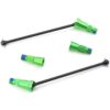 Traxxas Sand Car Driveshafts Axles Fits Traxxas SAND CAR DRIVE Shafts, Rear w/GREEN anodized alum Stub Axles X-Maxx