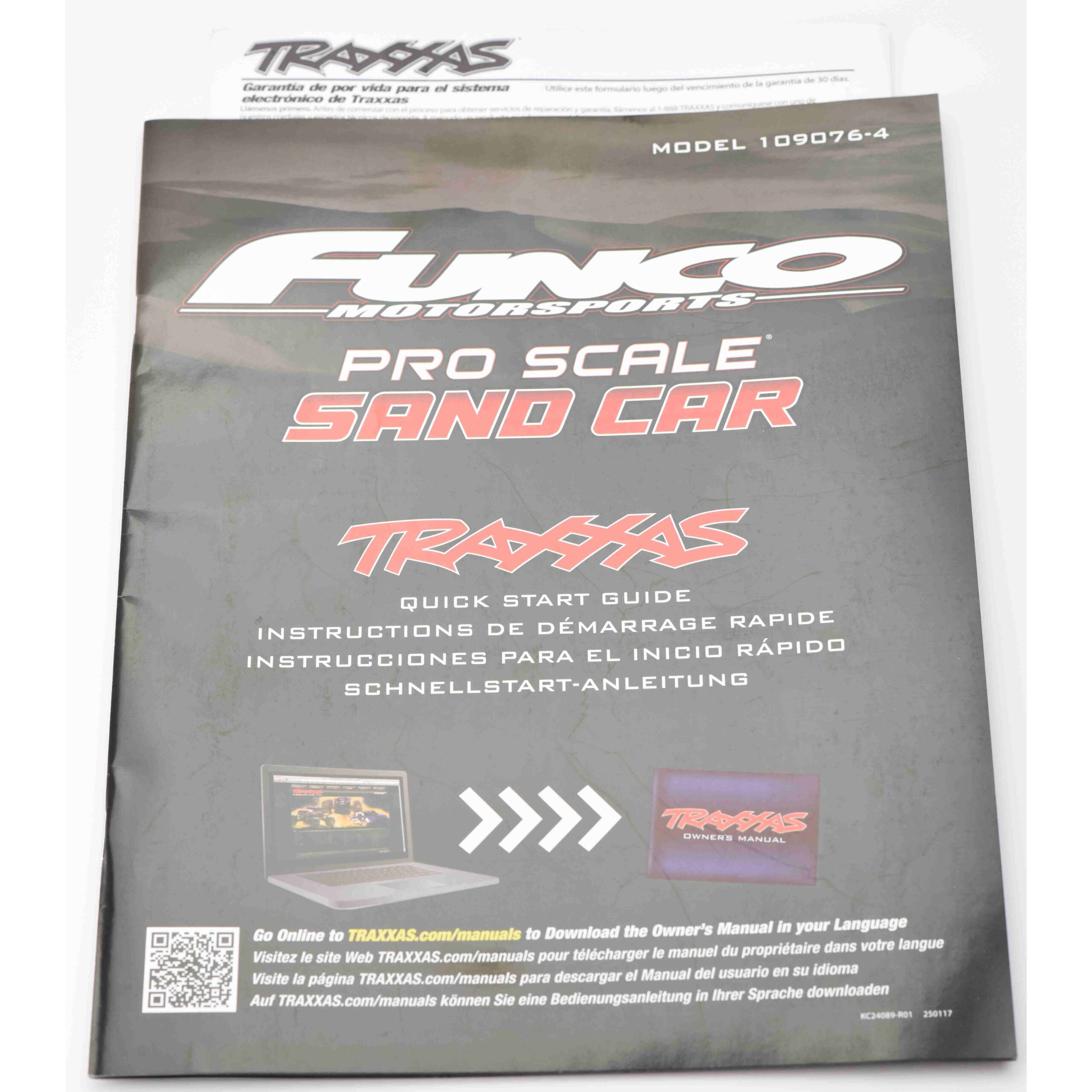 Traxxas Sand Car Manual Fits Traxxas PRO SCALE SAND CAR Manual, Parts List Exploded Views, Model 1090764
