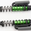 Traxxas Sand Car Rear Shocks (2) Fits SAND CAR REAR SHOCKS (GT Maxx GREEN-Anodized, springs Traxxas 109076-4)