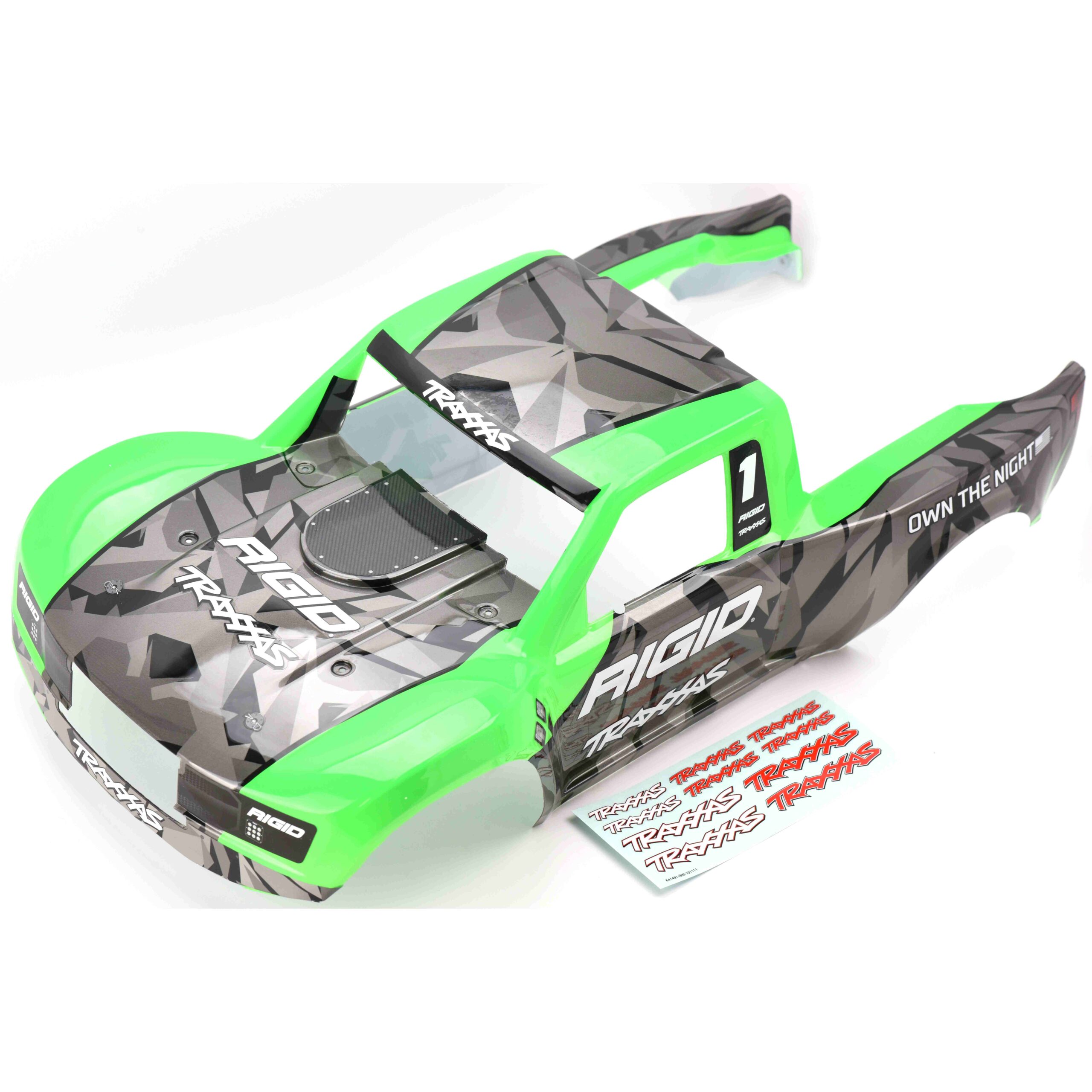 Fits Traxxas Unlimited Desert Racer UDR Green Grey Black Body 85086-4 Rigid