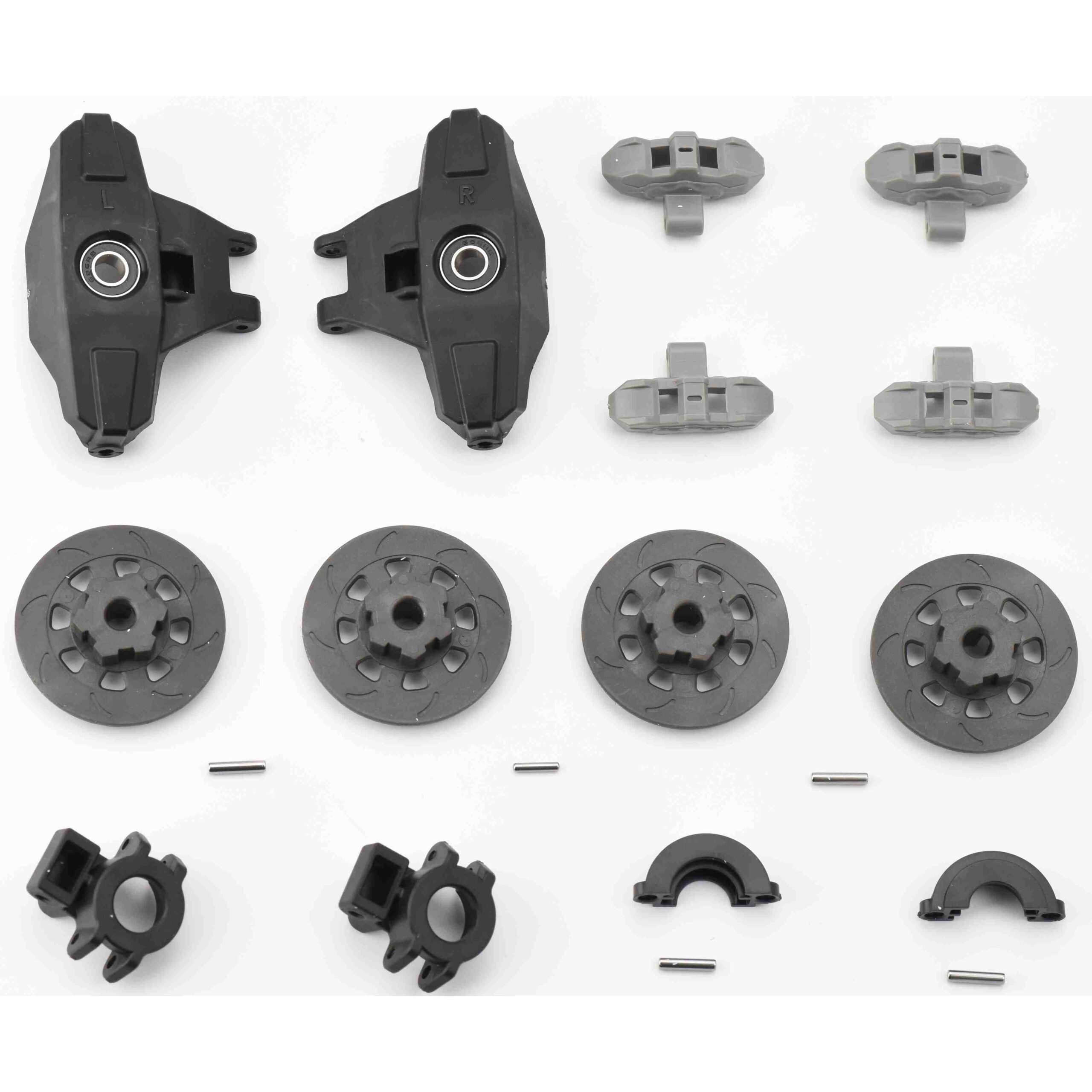 Fits Unlimited Desert Racer UDR - Hex Hub disc brakes rotors calipers, Axle carriers with bearings, Pins 85076-4