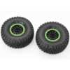 Fits Traxxas Unlimited Desert Racer UDR Baja KR3 Tires 17mm Black Green 2 Wheels