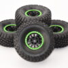 Traxxas UDR Tires Wheels (2) Fits Traxxas 85076-4 Unlimited Desert Racer UDR - TIRES & WHEELS (GREEN) tyres