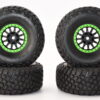 Traxxas UDR Tires Wheels (3) Fits Traxxas 85076-4 Unlimited Desert Racer UDR - TIRES & WHEELS (GREEN) tyres