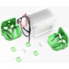 Traxxas X-Maxx Heat Sink and Motor Mounts Fits X-MAXX Ultimate Aluminum Heat Sink & Green Motor Mounts Traxxas 77097-4