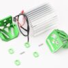 Traxxas X-Maxx Heat Sink and Motor Mounts (4) Fits X-MAXX Ultimate Aluminum Heat Sink & Green Motor Mounts Traxxas 77097-4