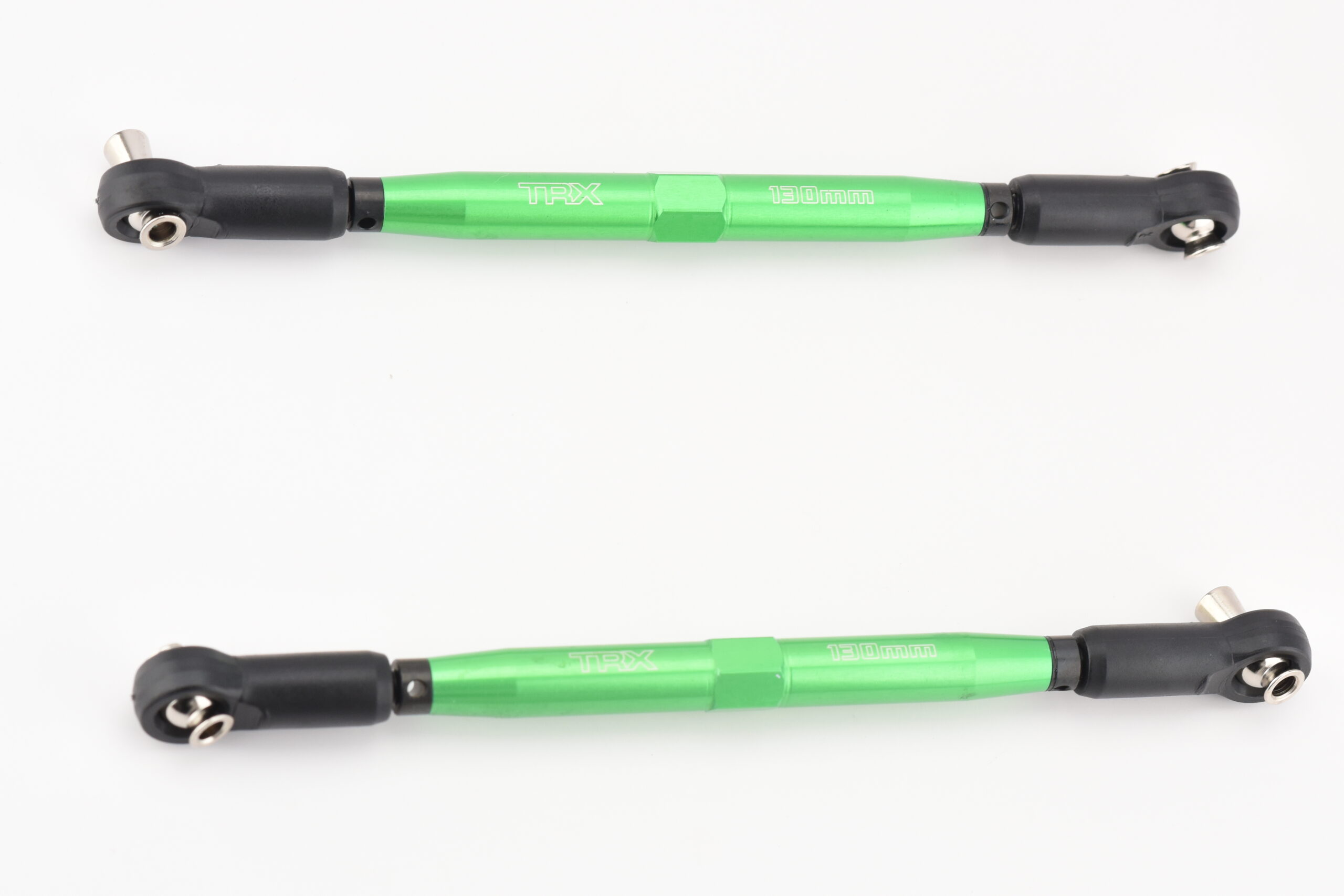 X-MAXX Ultimate Steering Rods (Toe links Green 7075-T6 aluminum Traxxas 77097-4
