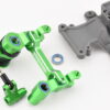 Traxxas X-Maxx Steering Bell Crank Assembly (5) X-MAXX Ultimate STEERING Assembly Green (Bellcrank Horn Linkage Traxxas 77097-4)