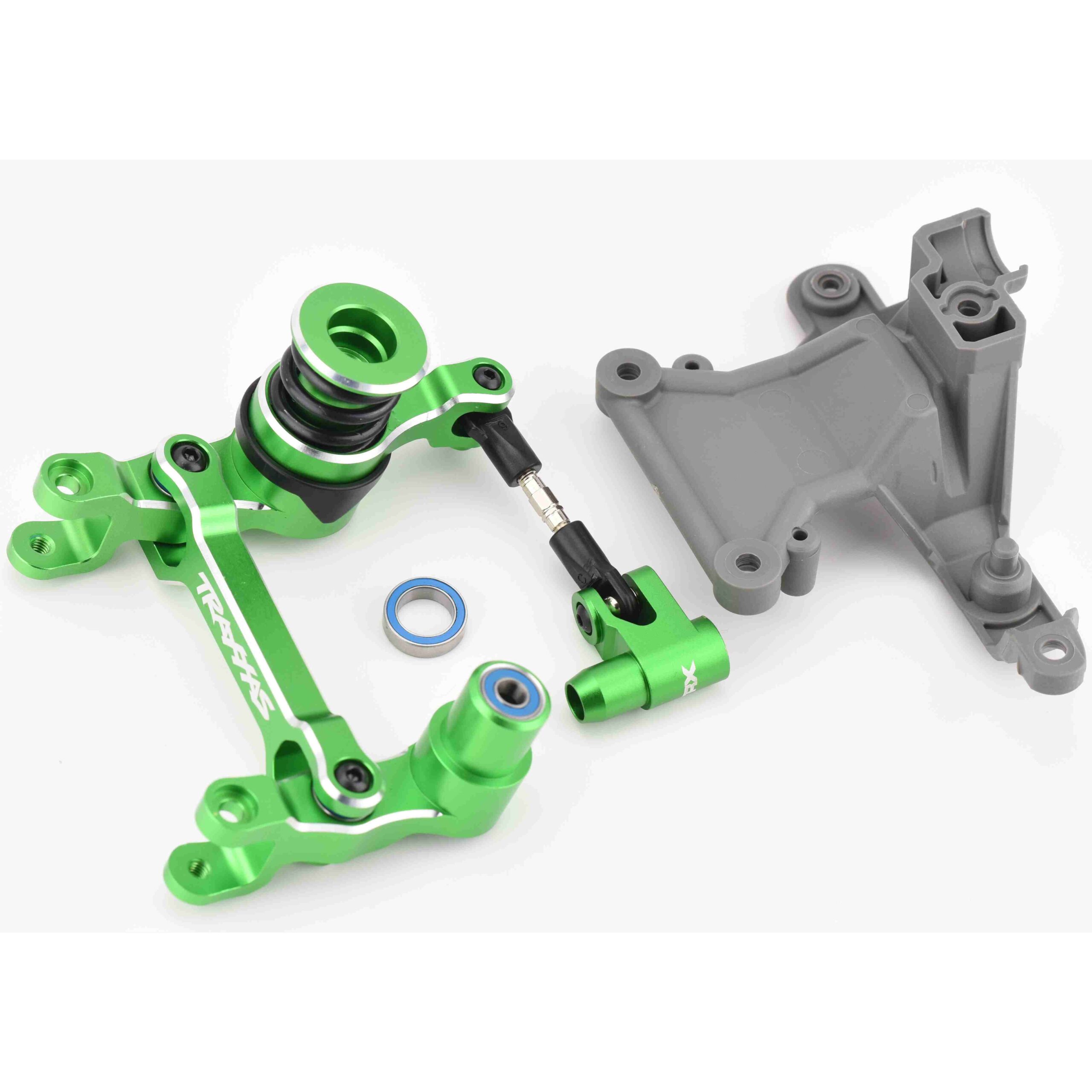 Traxxas X-Maxx Steering Bell Crank Assembly X-MAXX Ultimate STEERING Assembly Green (Bellcrank Horn Linkage Traxxas 77097-4)