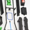 Traxxas X-Maxx Ult Plastic Parts (5) X-MAXX Ultimate Plastic Set Green (F/R Bulkhead Covers Rx box Traxxas 77097-4
