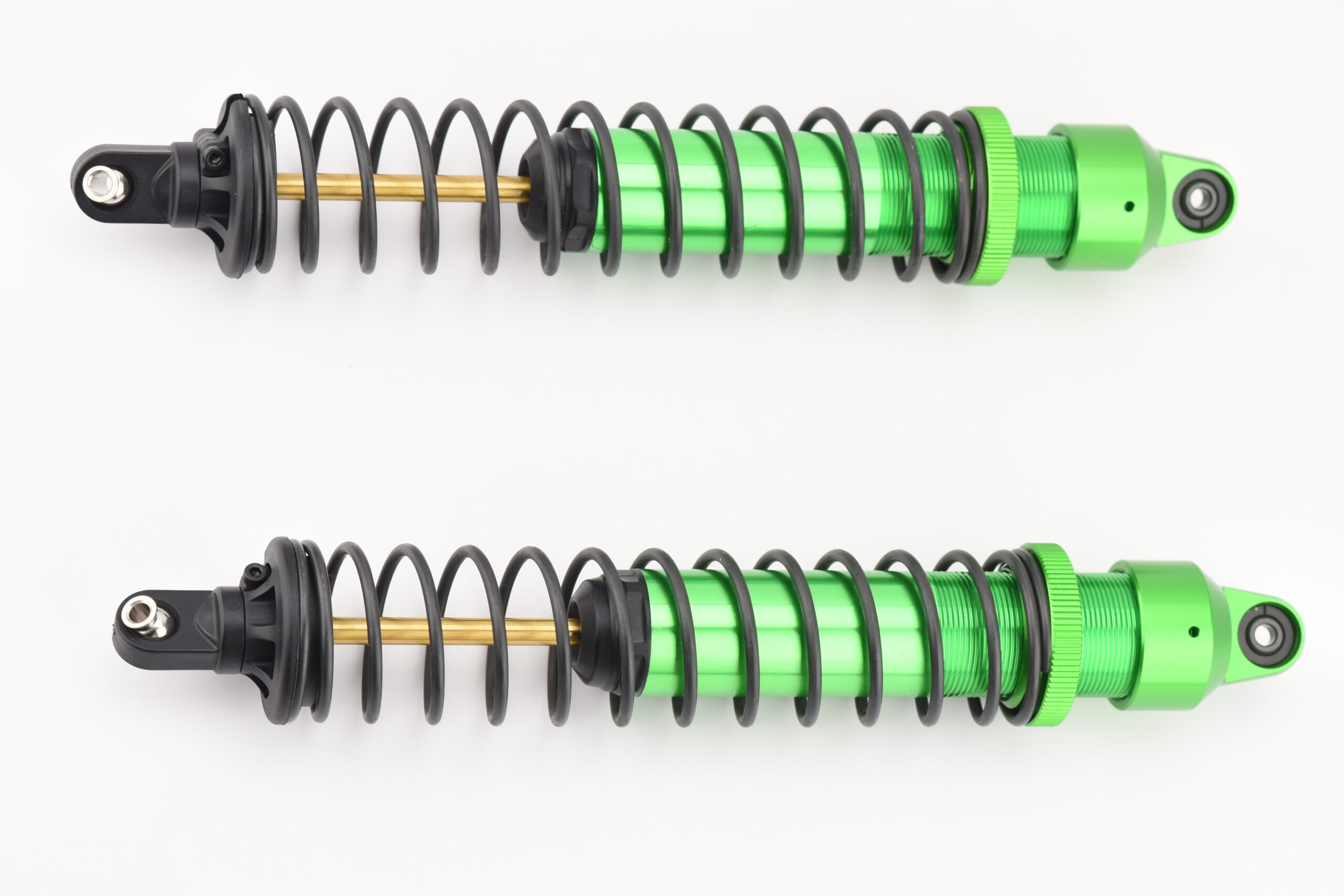 Traxxas X-Maxx Ultimate Shocks (3) X-MAXX Ultimate SHOCKS (GTX Aluminum Green-Anodized w/Springs Traxxas 77097-4)