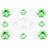 Traxxas X-Maxx Wheel Hubs Nuts Green Fits X-MAXX Ultimate XRT 8S Wheel Hubs GREEN 17mm Splined serrated nuts Traxxas