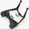 Fits XRT Ultimate Wheelie Bar with Green Aluminum Wheels Traxxas 77097-4 X-MAXX
