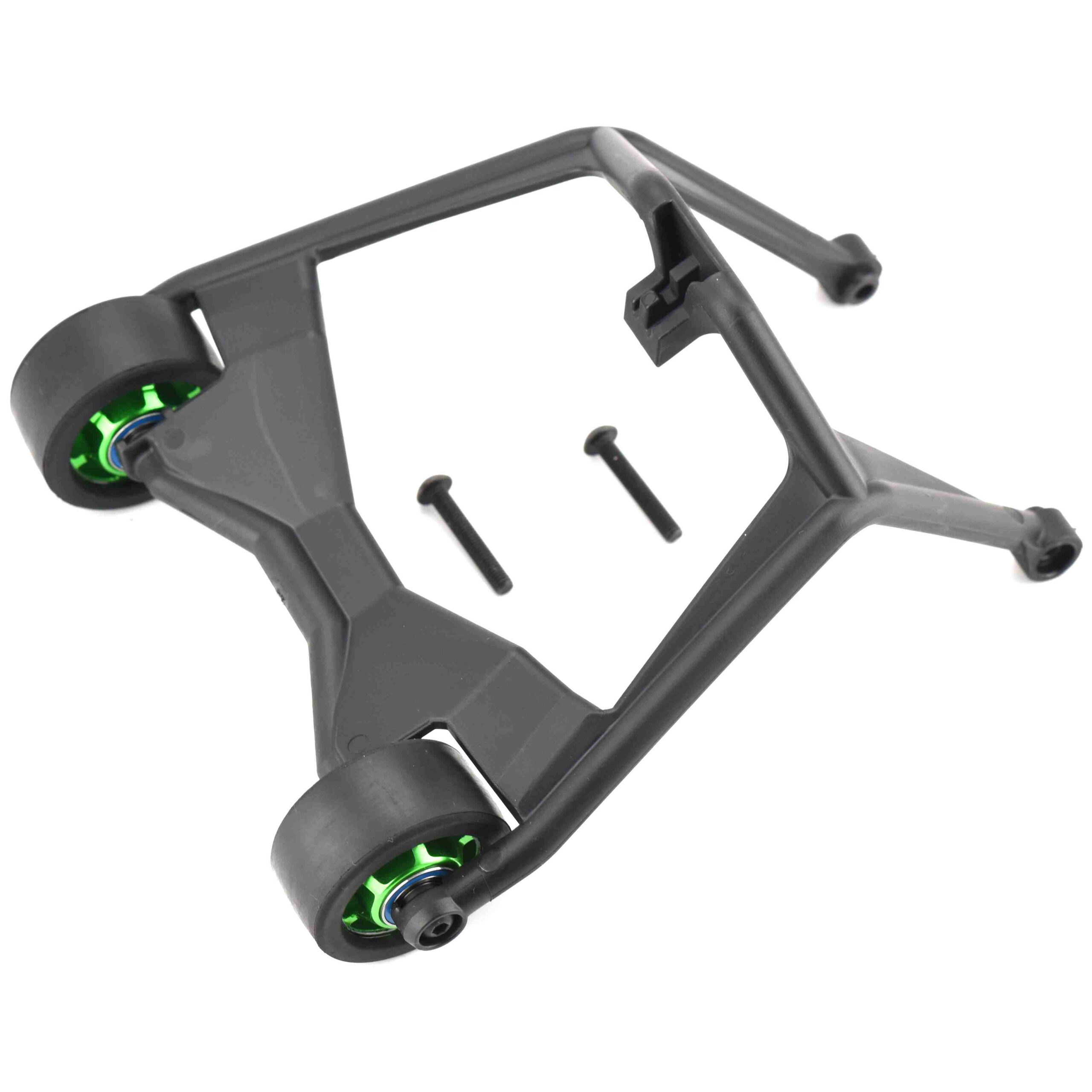 Fits XRT Ultimate Wheelie Bar with Green Aluminum Wheels Traxxas 77097-4 X-MAXX