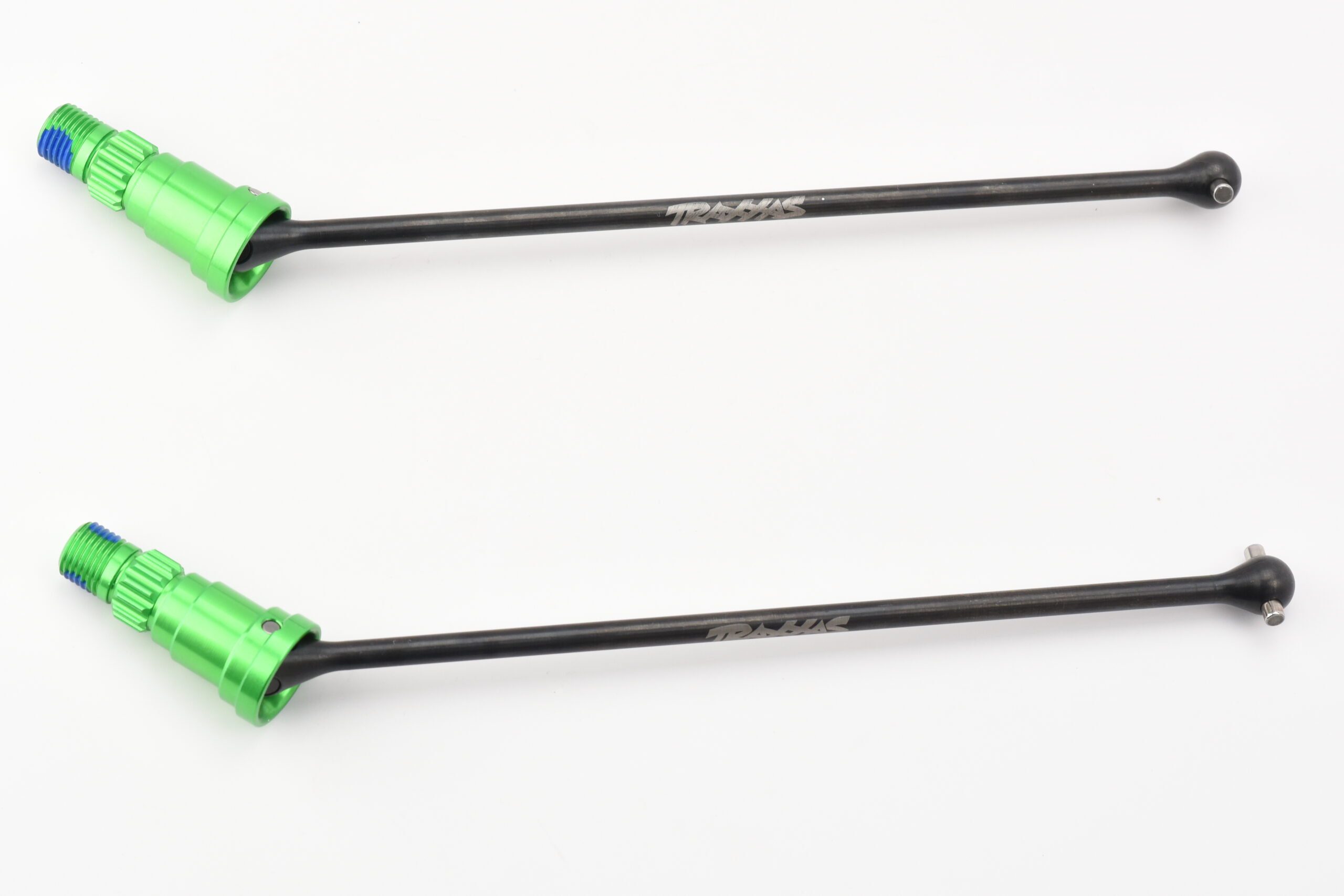 Traxxas XRT Ult Driveshafts (2) XRT Ultimate DRIVE Shafts (GREEN Front/Rear anodized steel Stub Axles Traxxas 78097-4)