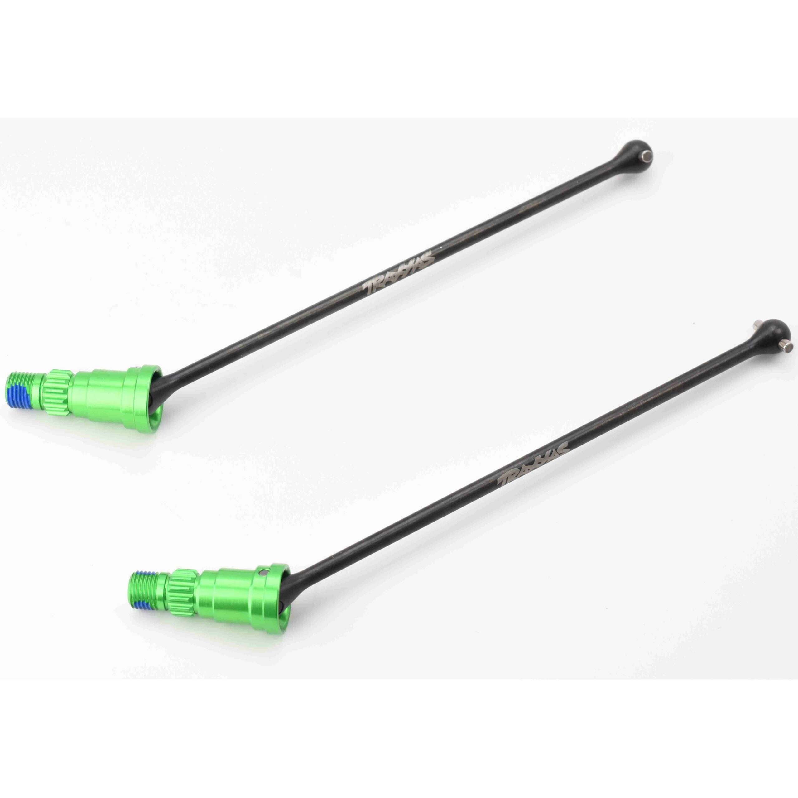 Traxxas XRT Ult Driveshafts XRT Ultimate DRIVE Shafts (GREEN Front/Rear anodized steel Stub Axles Traxxas 78097-4)