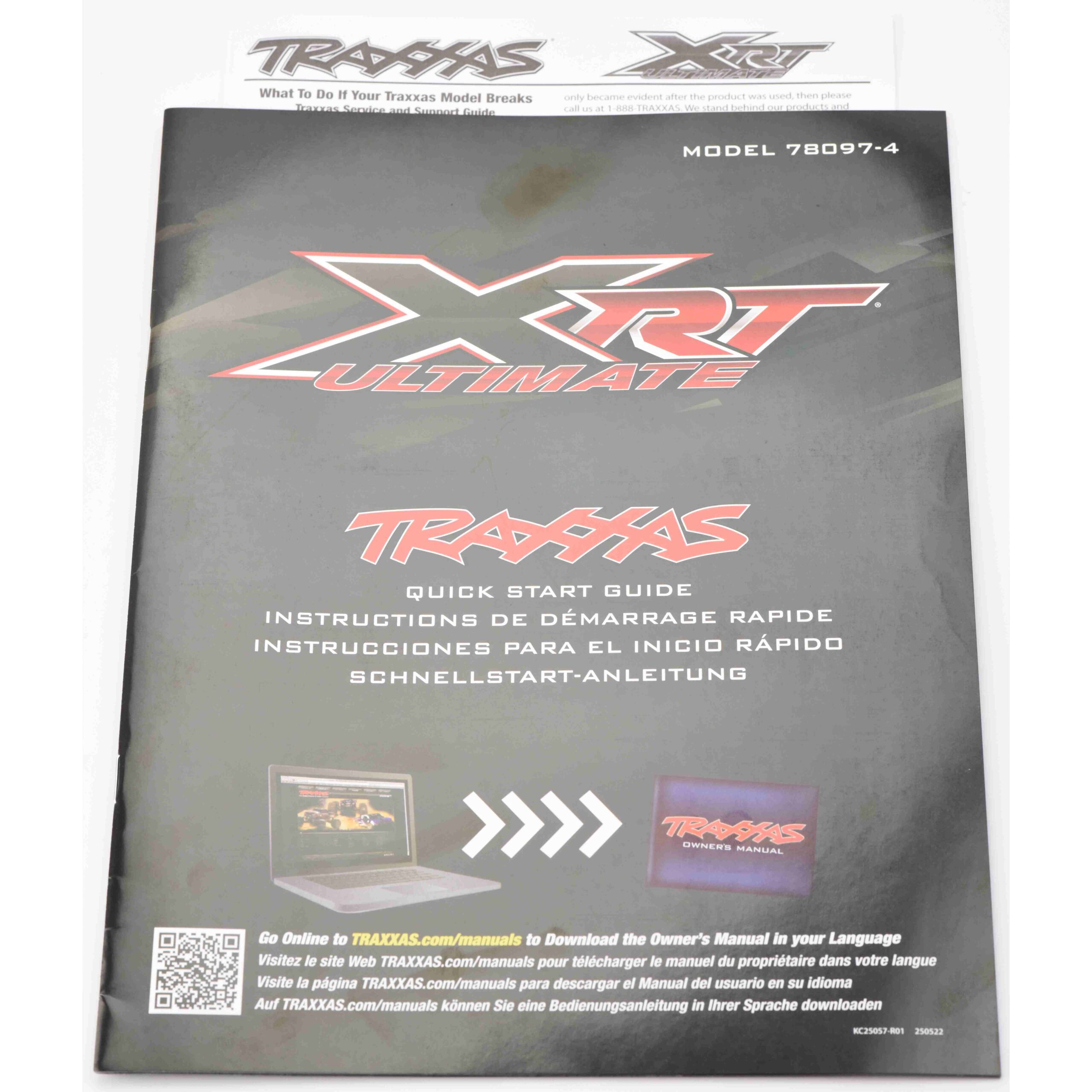 Traxxas XRT ULTIMATE Manual, Parts List Exploded Views, Model 78097-4 8S VXL