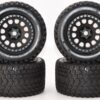 Fits Traxxas XRT ULTIMATE BELTED Tires Wheels Gravix 8S Factory Glued Assembled