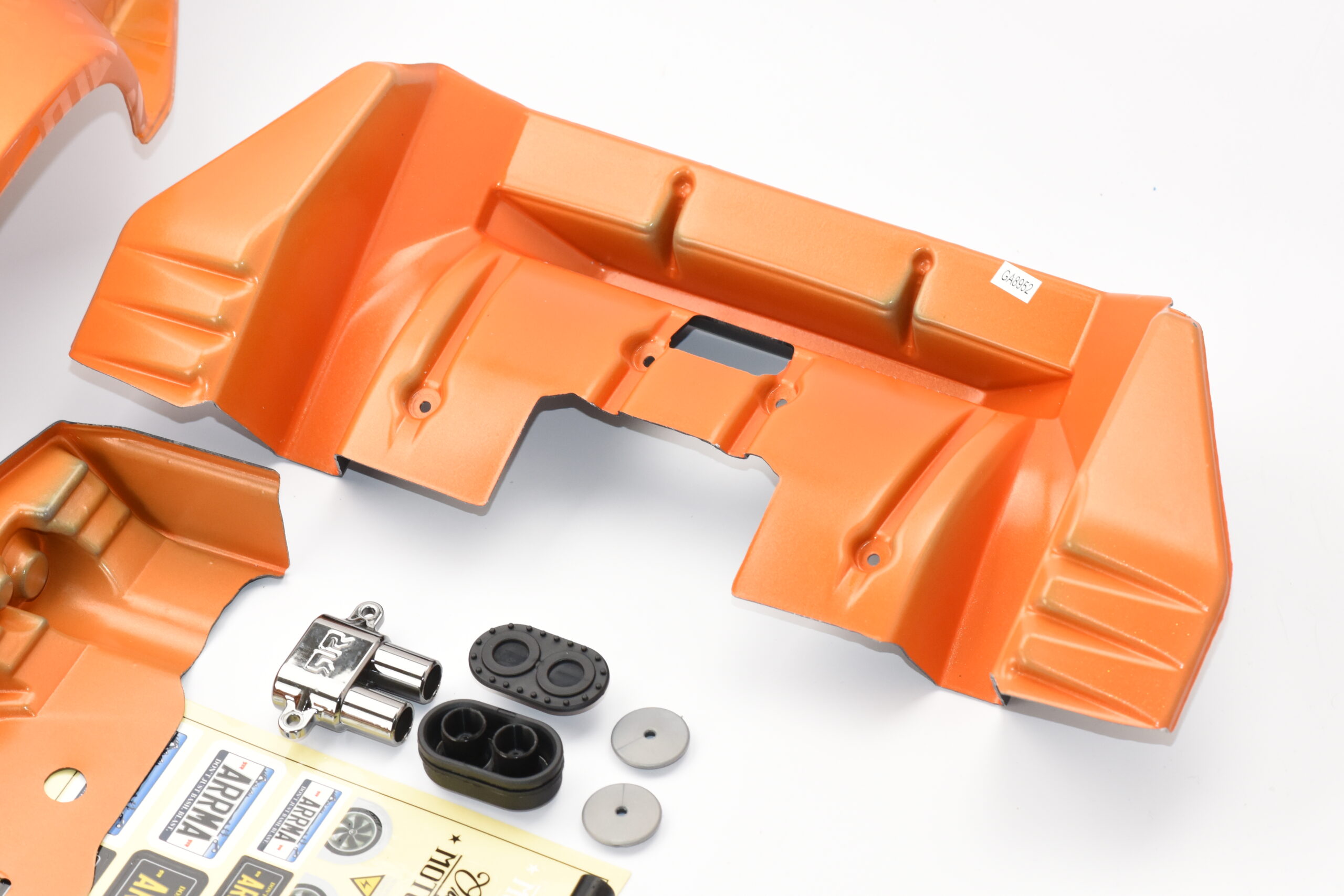 Arrma FELONY 6s - Body Shell (ORANGE Resto-Mod muscle Street Bash ARA7617V2)
