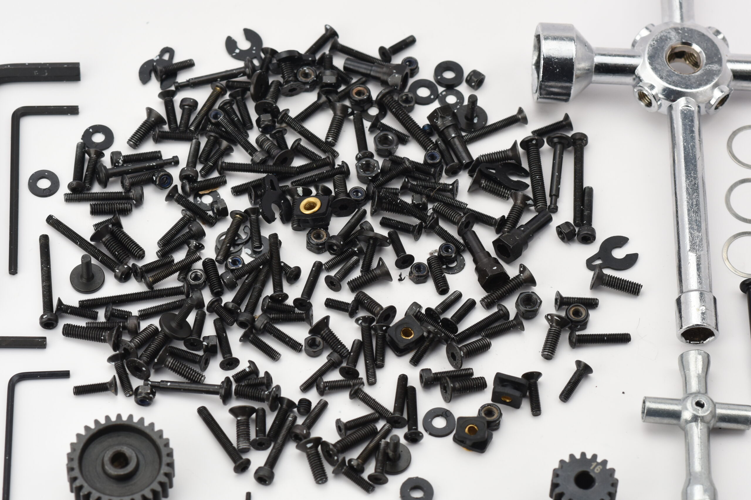 Arrma Felony Screws Tools Hardware (5) Arrma FELONY 6s SCREWS & Tools PINION Gears hardware standoff's balls ARA7617V2