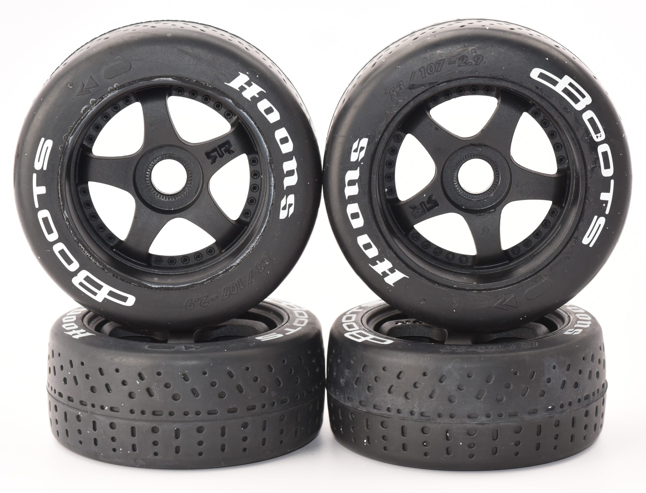 Arrma FELONY 6s - TIRES & Wheels (tyres "HOONS" DBoots belted 5-spoke ARA7617V2)