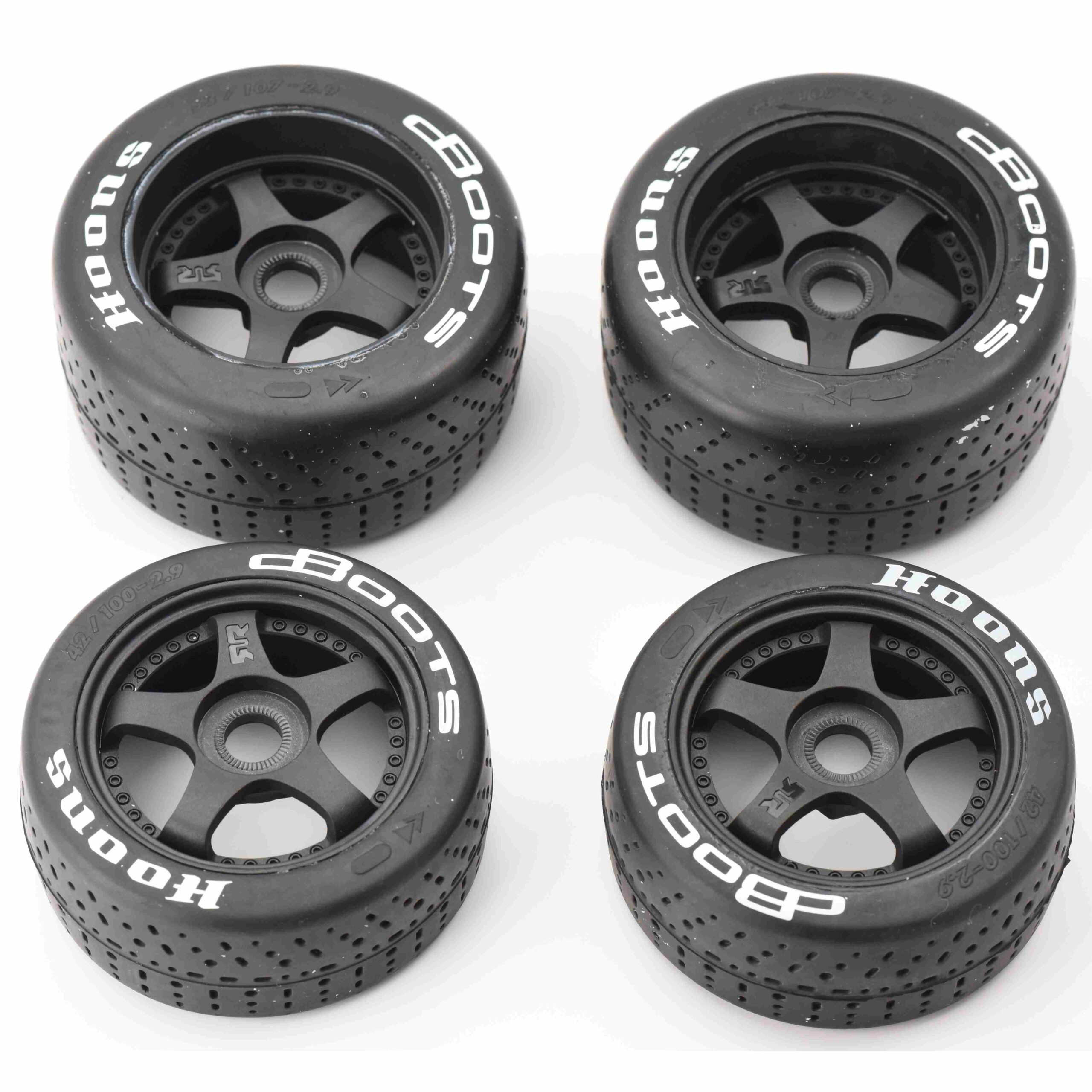 Arrma FELONY 6s - TIRES & Wheels (tyres "HOONS" DBoots belted 5-spoke ARA7617V2)