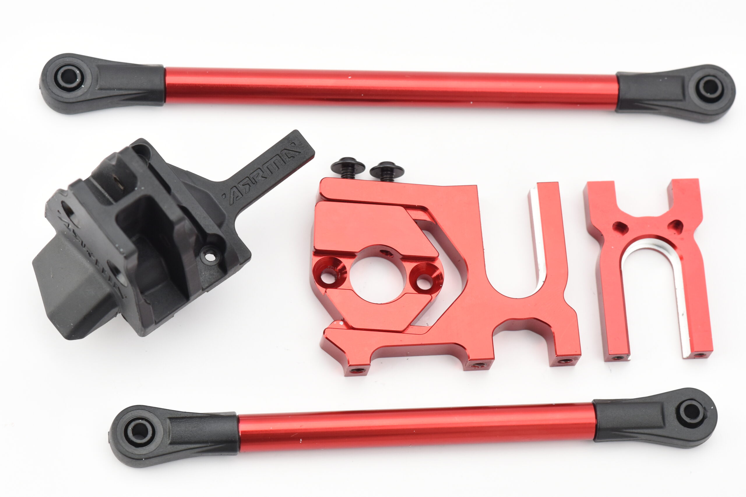 Arrma Kraton 6s EXB V6 Aluminum Motor Mounts, Center BRACES Diff Holder Cover